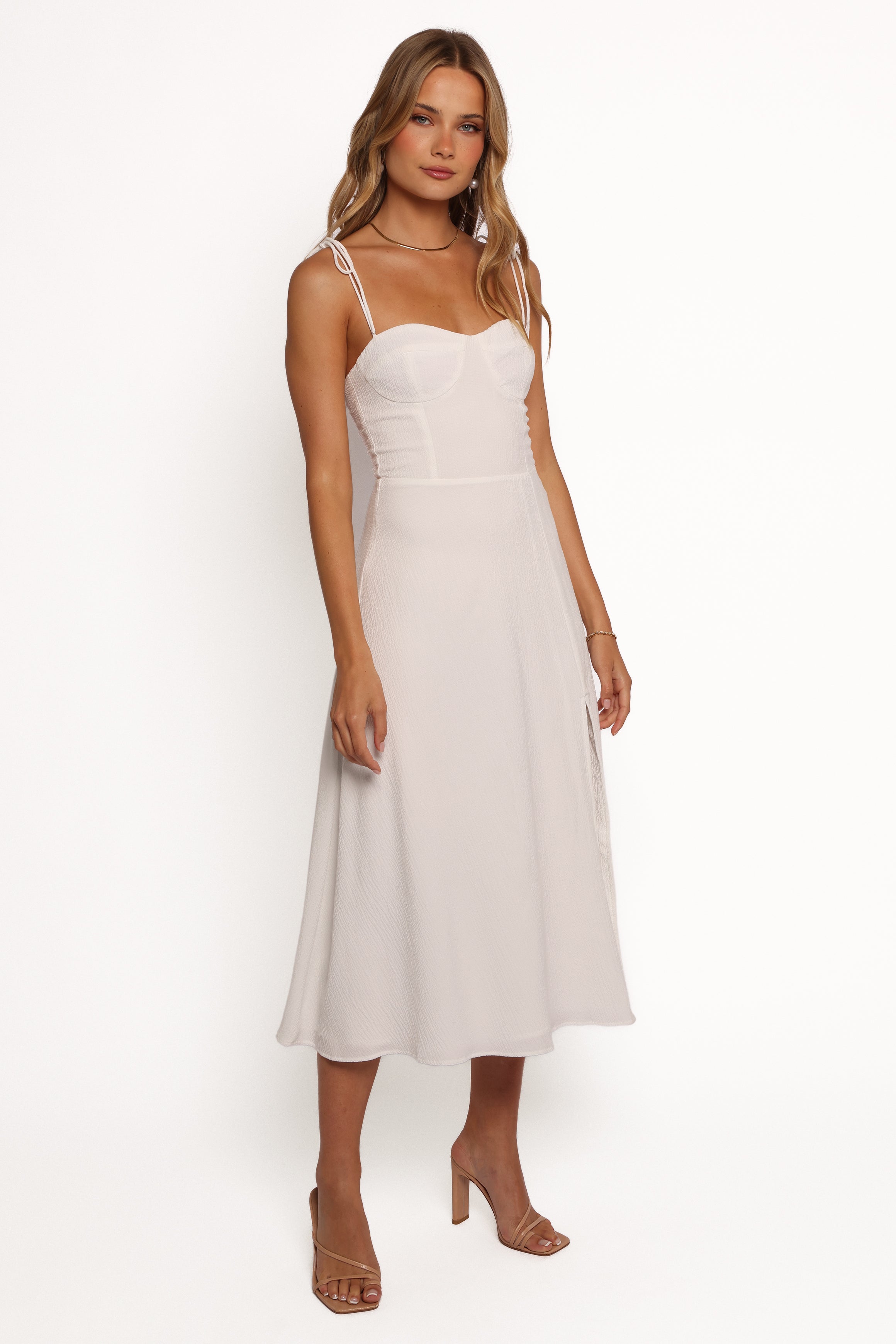 DRESSES Cordelia Midi Dress - White
