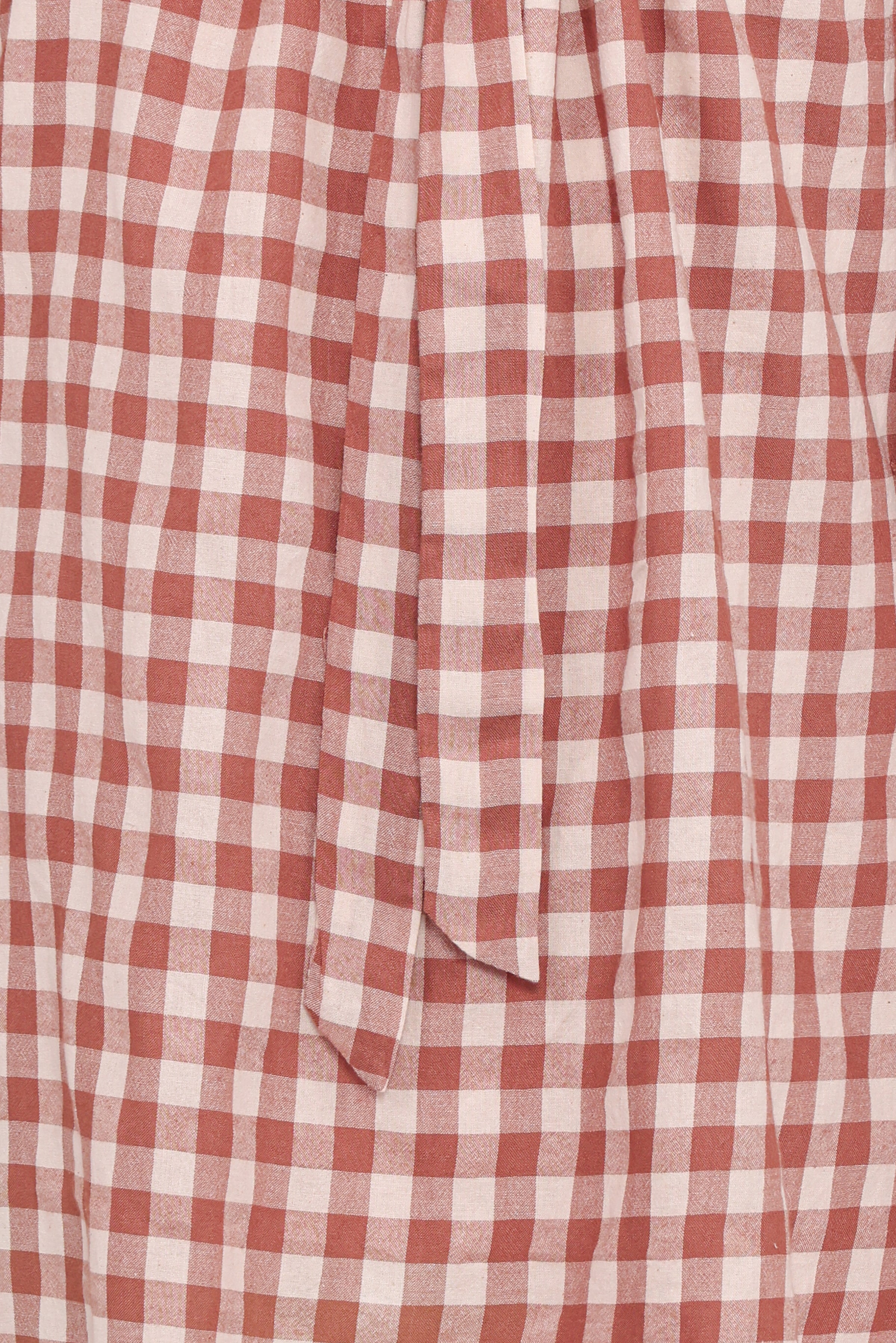 DRESSES Costa Mini Dress - Tan Gingham