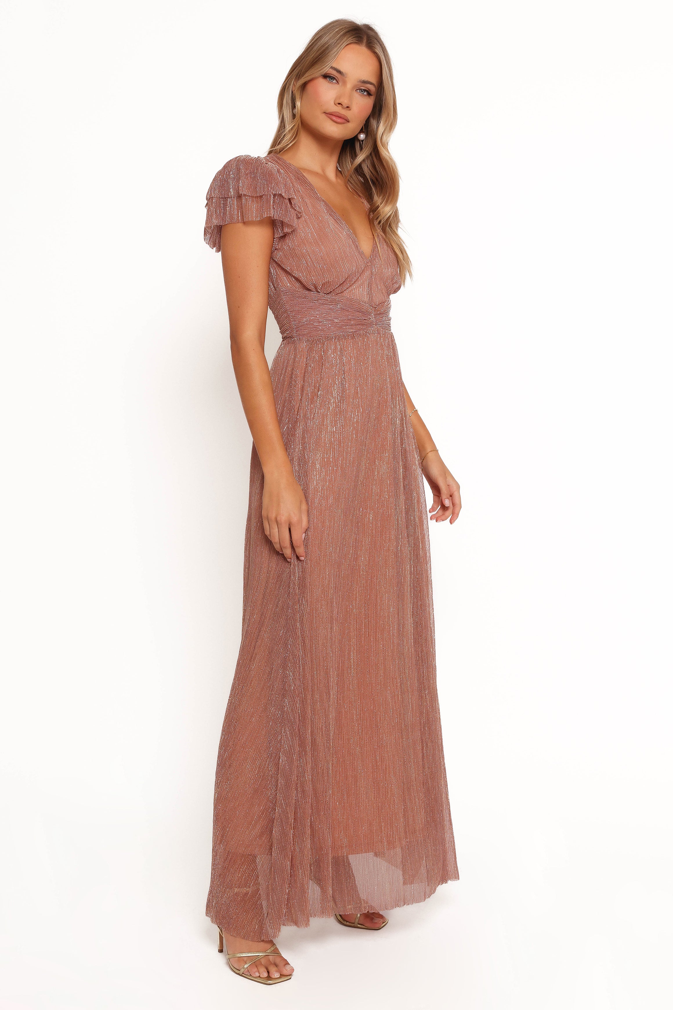DRESSES Cressida Maxi Dress - Rose Gold