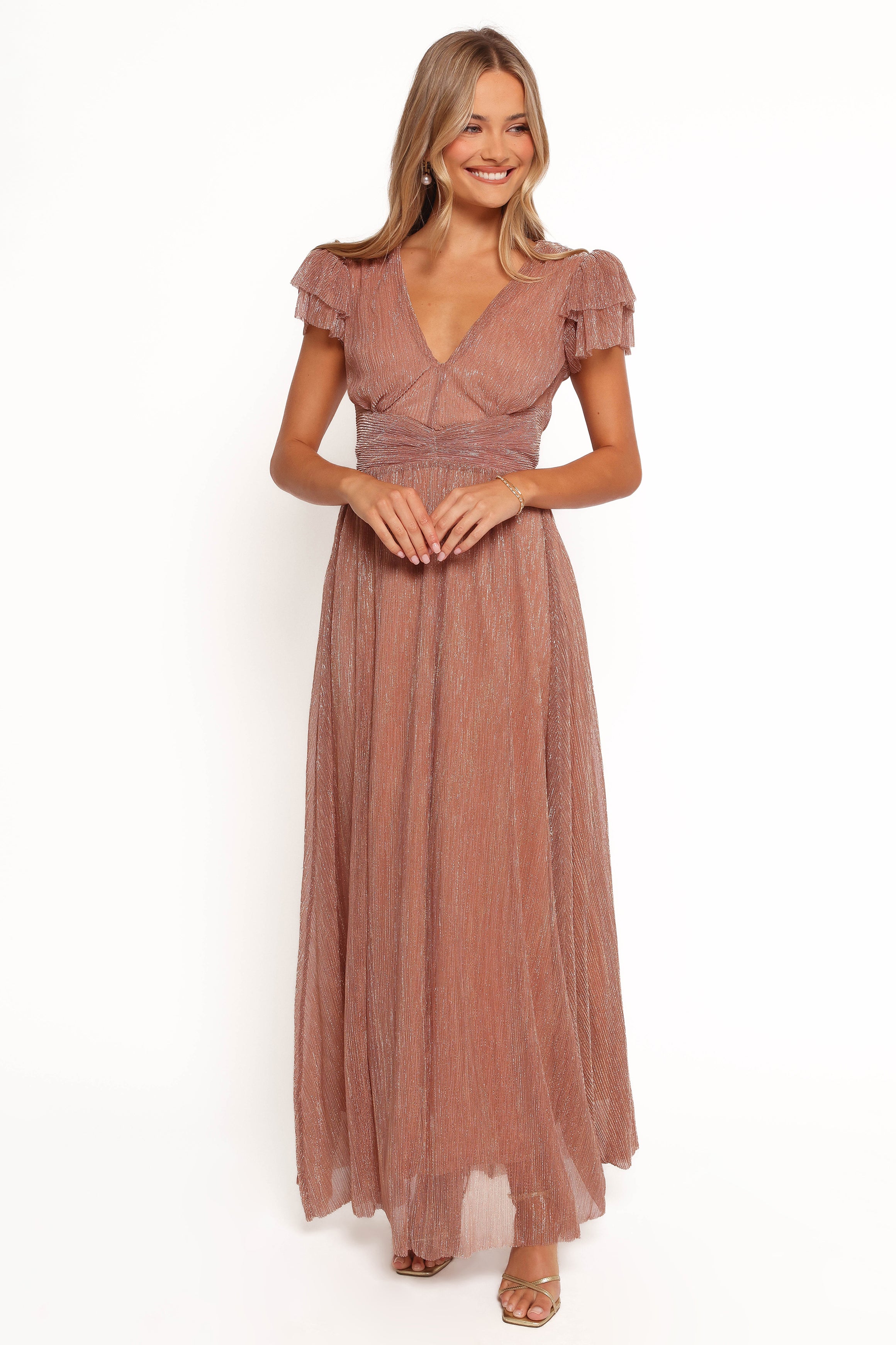DRESSES Cressida Maxi Dress - Rose Gold