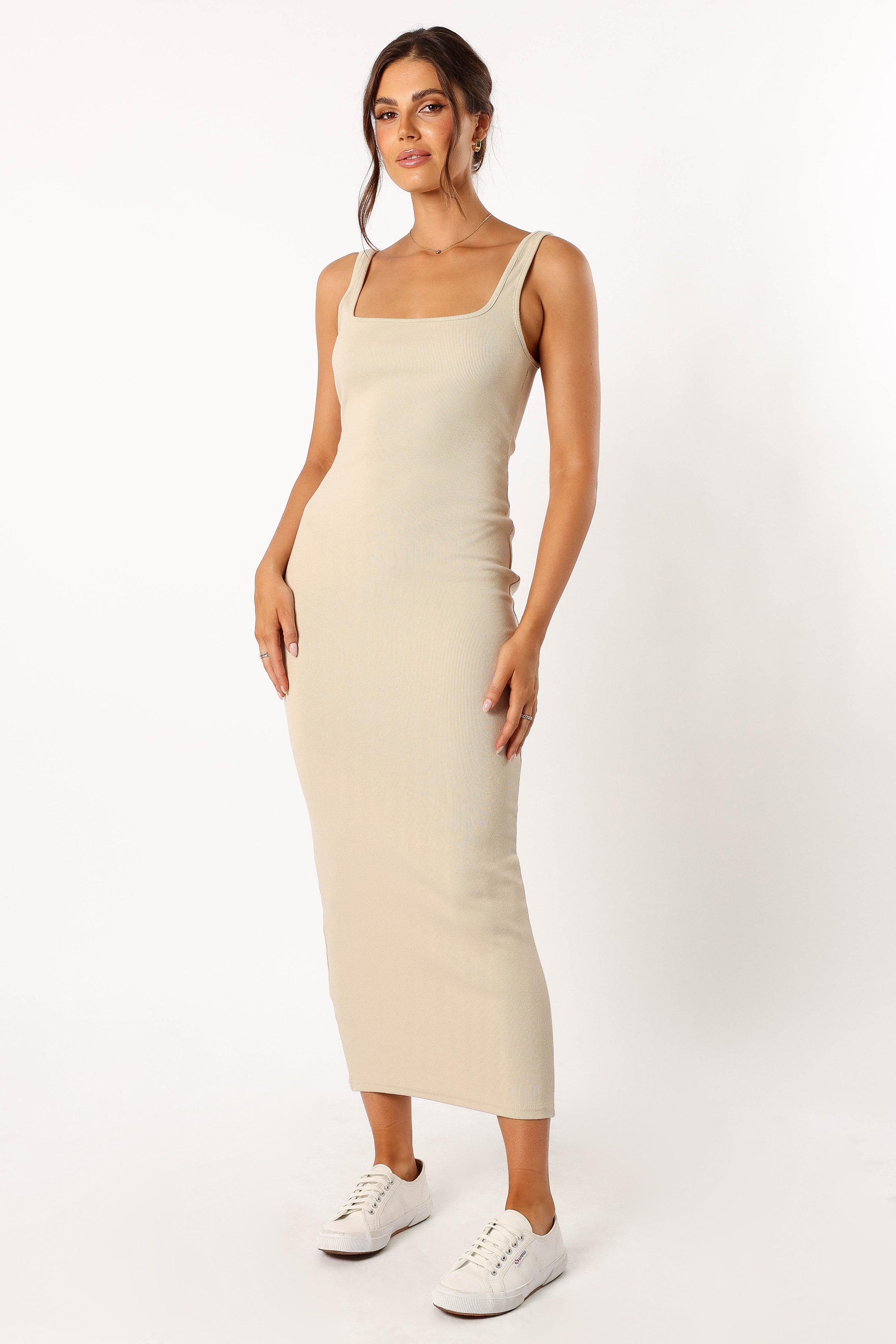 DRESSES @Cynthia Maxi Dress - Cream
