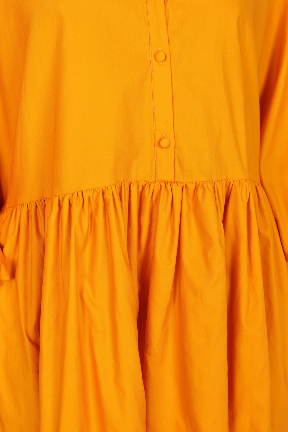 Daisy Long Sleeve Mini Dress - Mustard - Petal & Pup