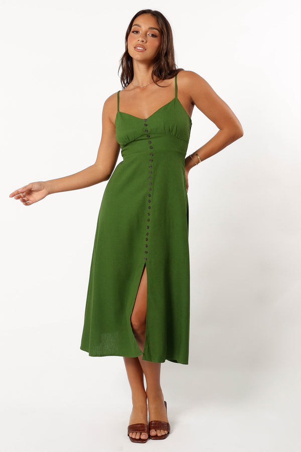 DRESSES @Darby Midi Dress - Ibiza Green (Hold for Euro Summer)