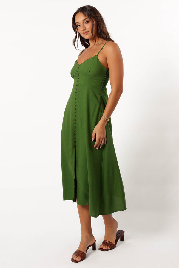 DRESSES @Darby Midi Dress - Ibiza Green (Hold for Euro Summer)