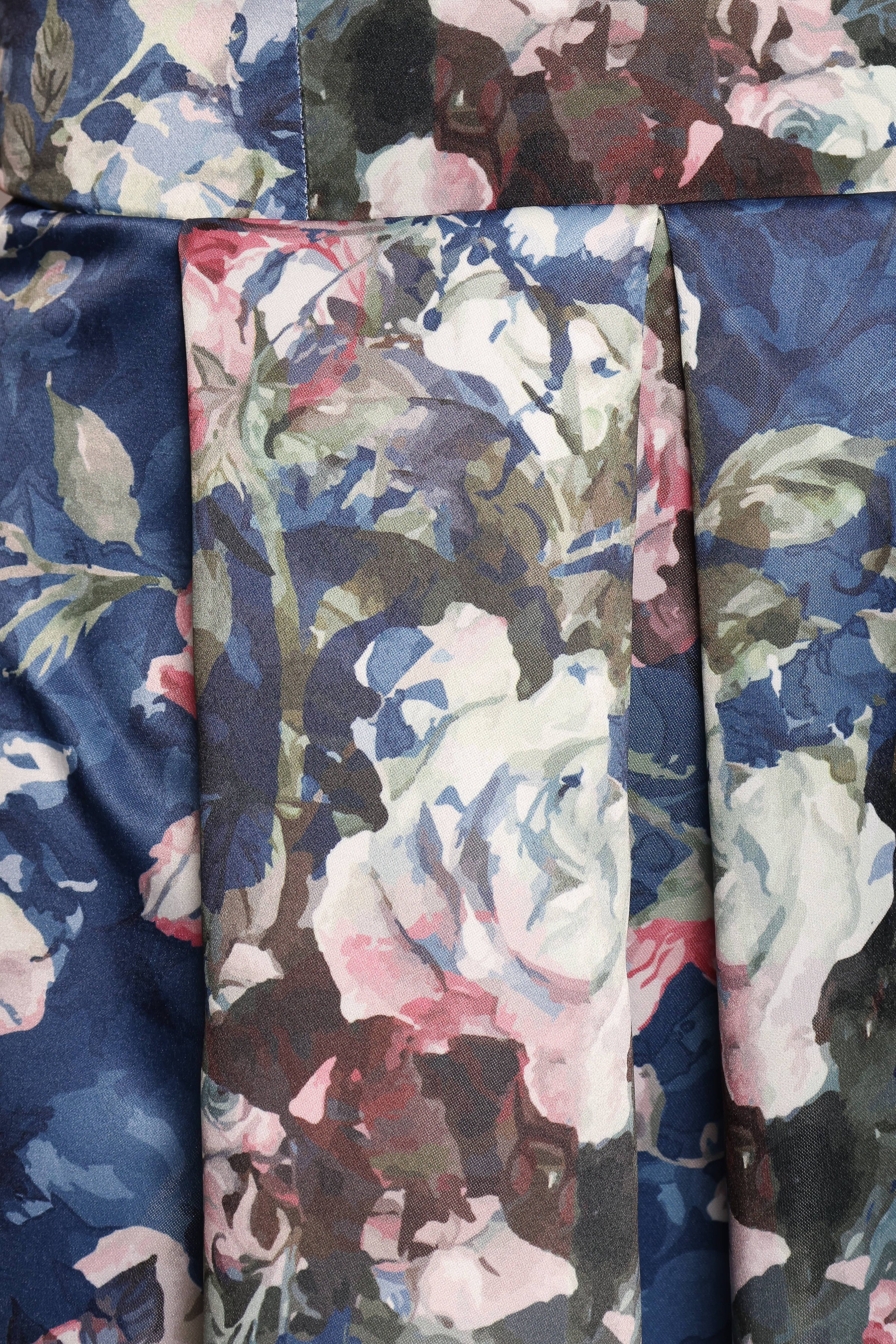 DRESSES Darina Strapless Midi Dress - Midnight Floral