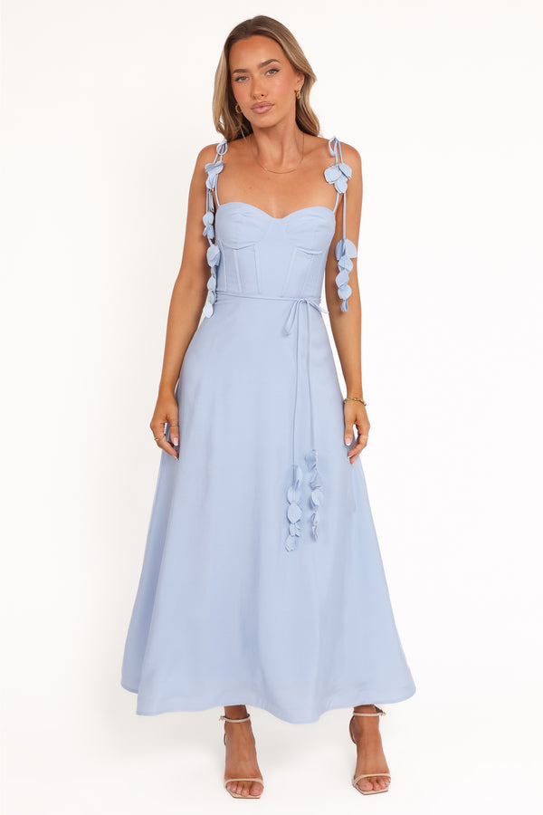 Naira Pleated Maxi Dress - Sunset Orange | Petal & Pup Naira Pleated Maxi Dress - Sunset Orange | Petal & Pup