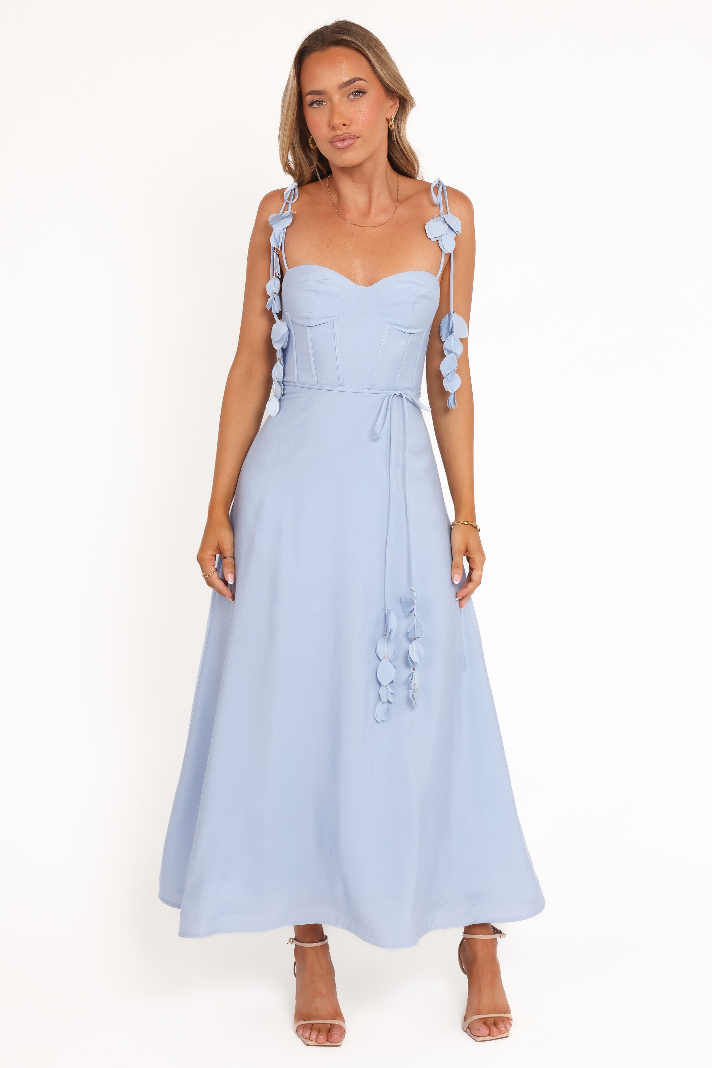 DRESSES Della Midi Dress - Pale Blue