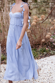 DRESSES Della Midi Dress - Pale Blue