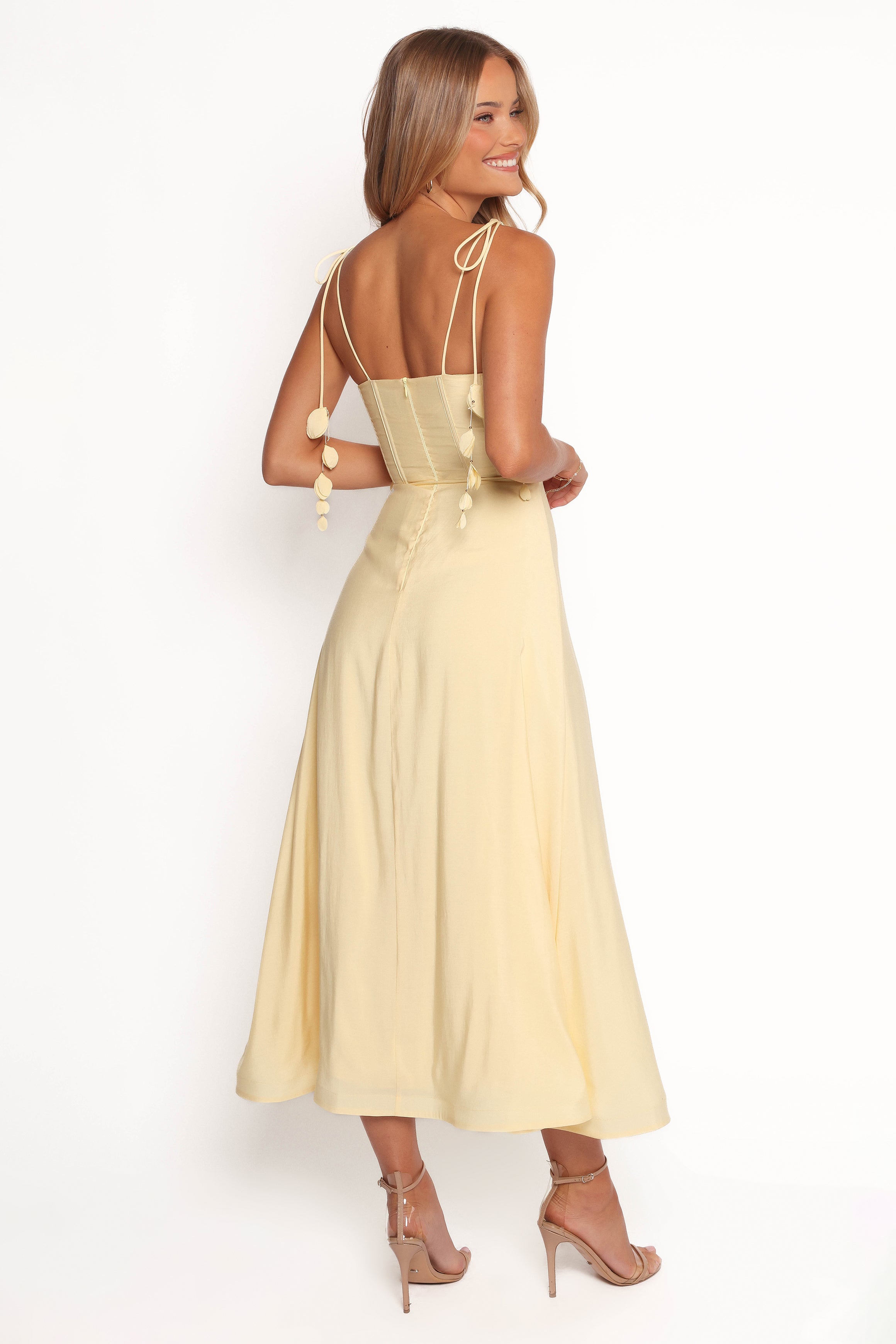 DRESSES Della Midi Dress - Yellow