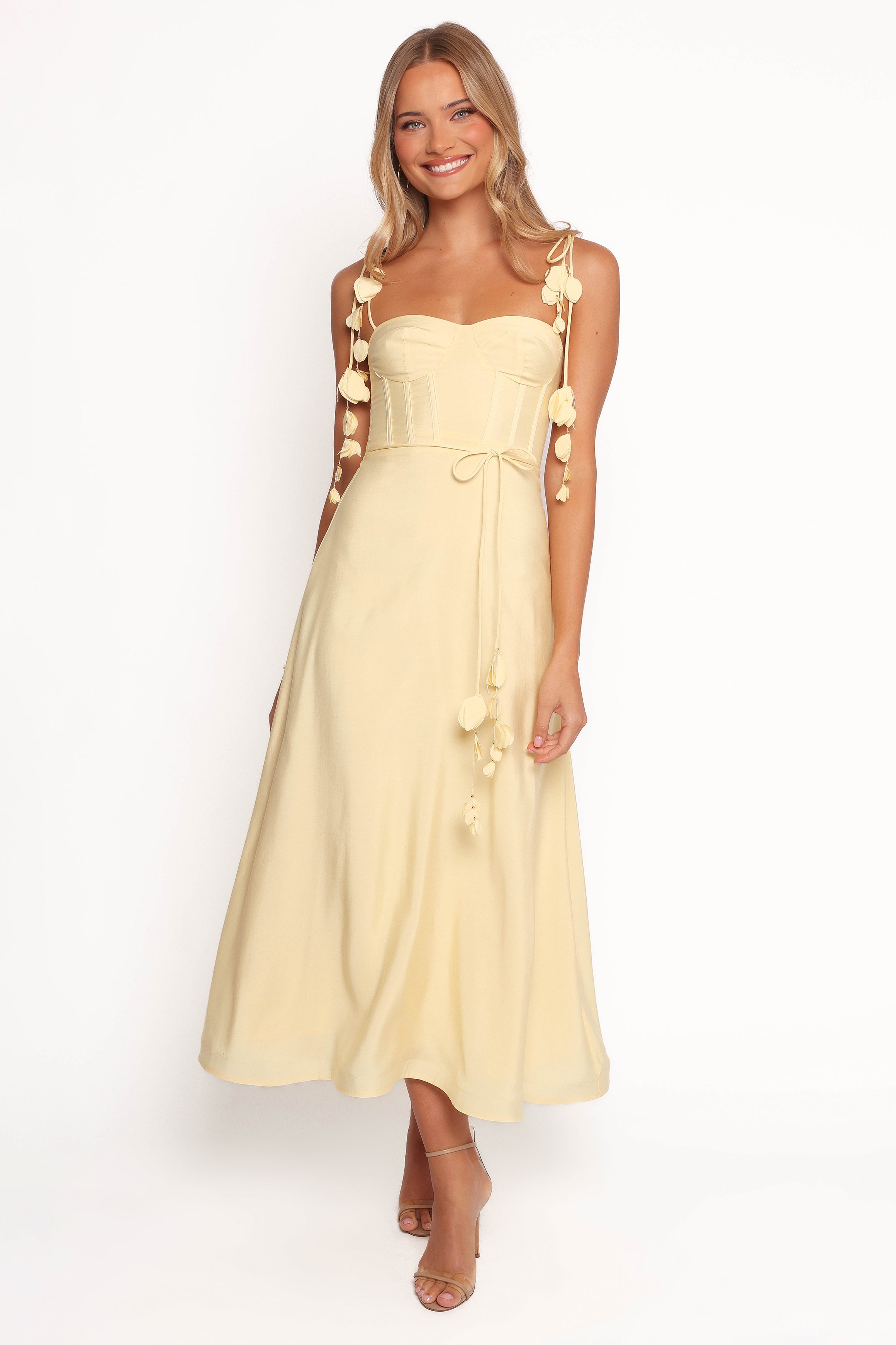 DRESSES Della Midi Dress - Yellow