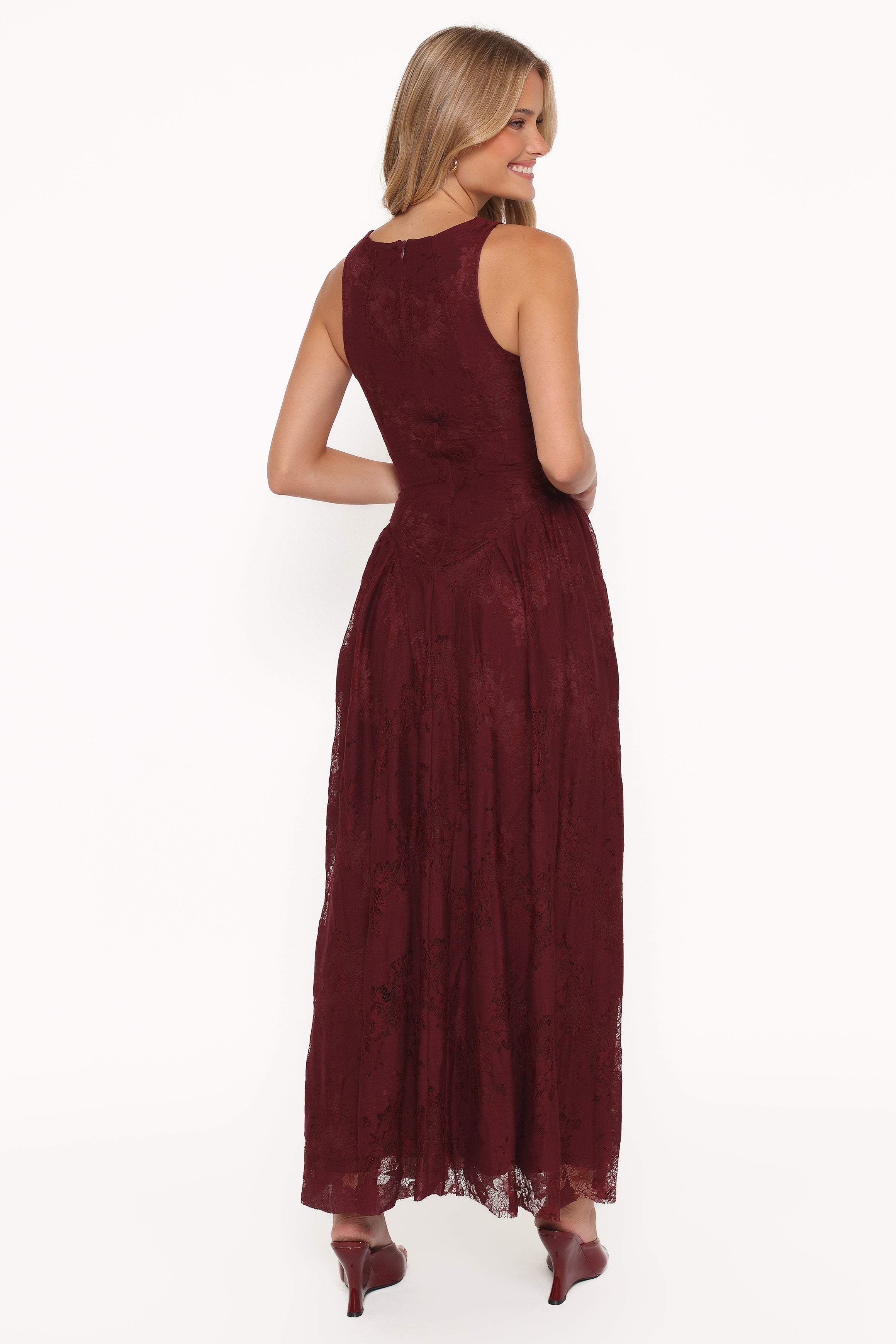 DRESSES Denny Maxi Dress - Burgundy