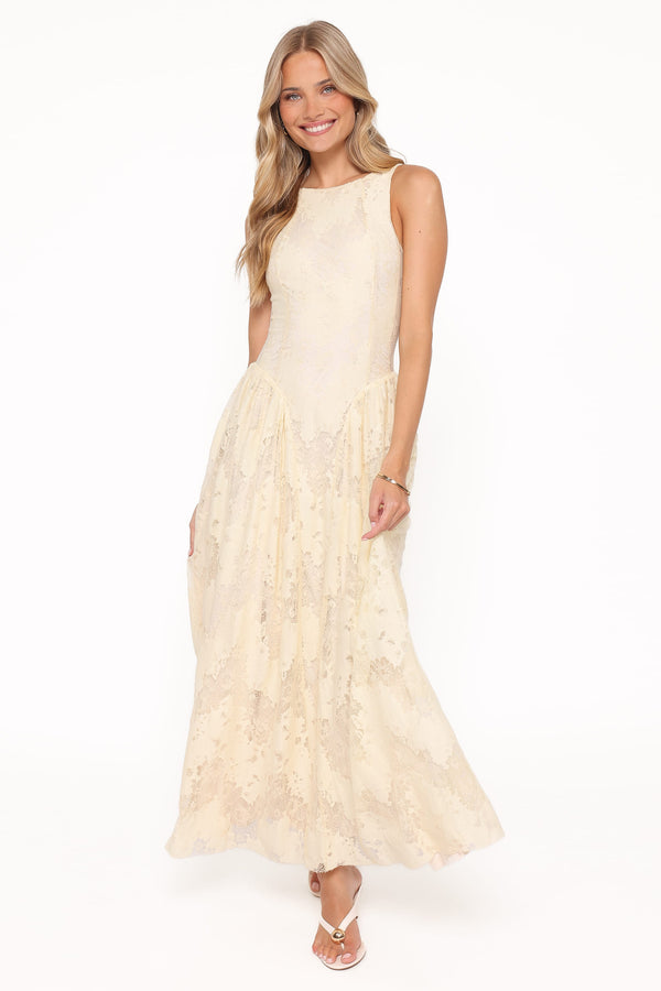DRESSES Denny Maxi Dress - Butter Yellow