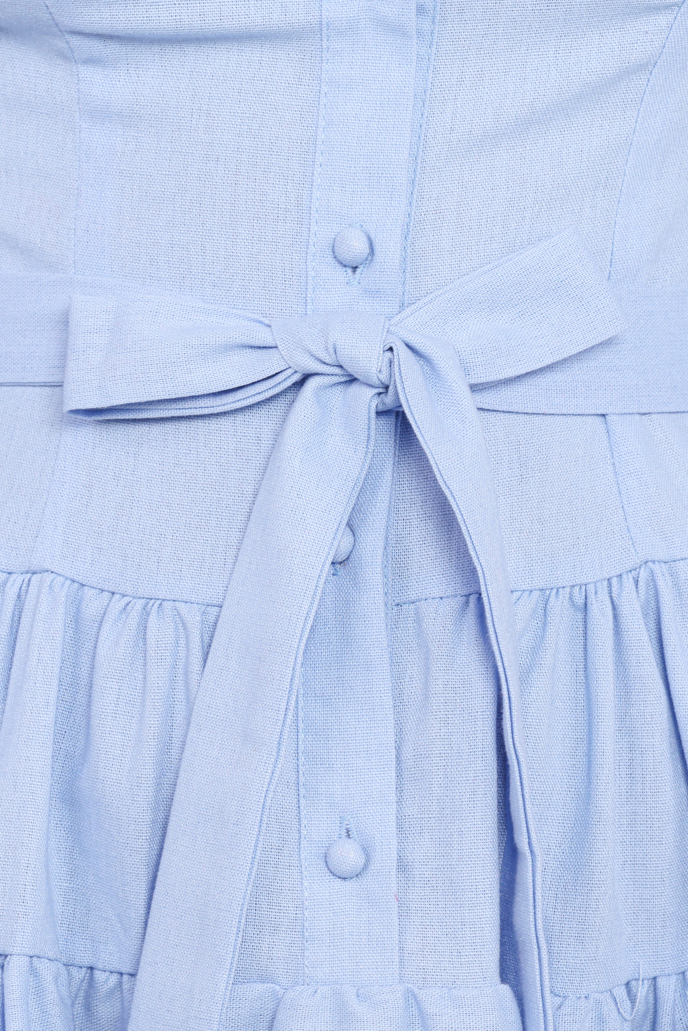 DRESSES Diantha Long Sleeve Mini Dress - Blue