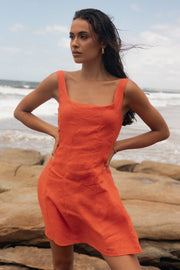 DRESSES Dillion Mini Dress - Blood Orange