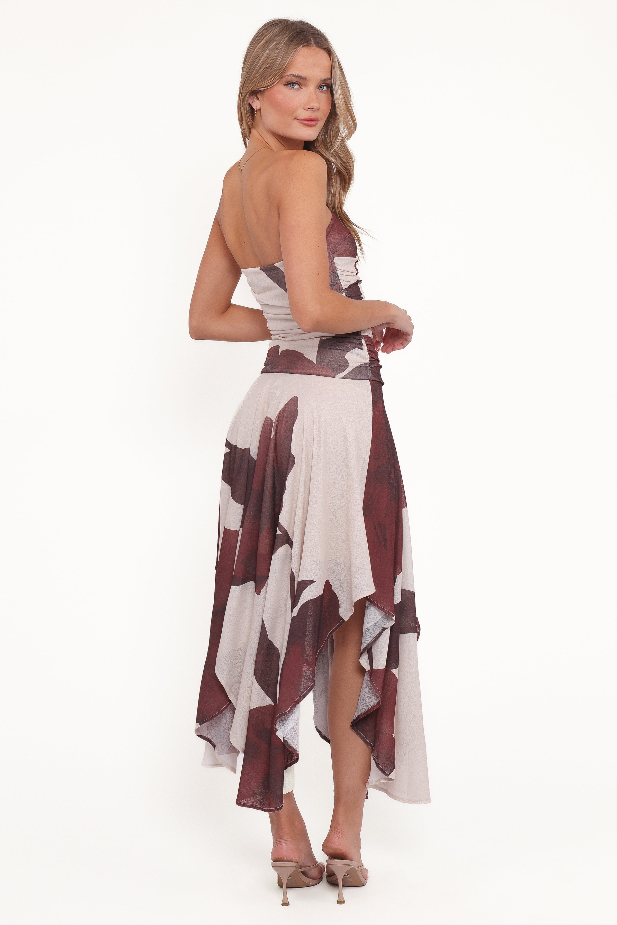 DRESSES Doreen Midi Dress - Brown Floral