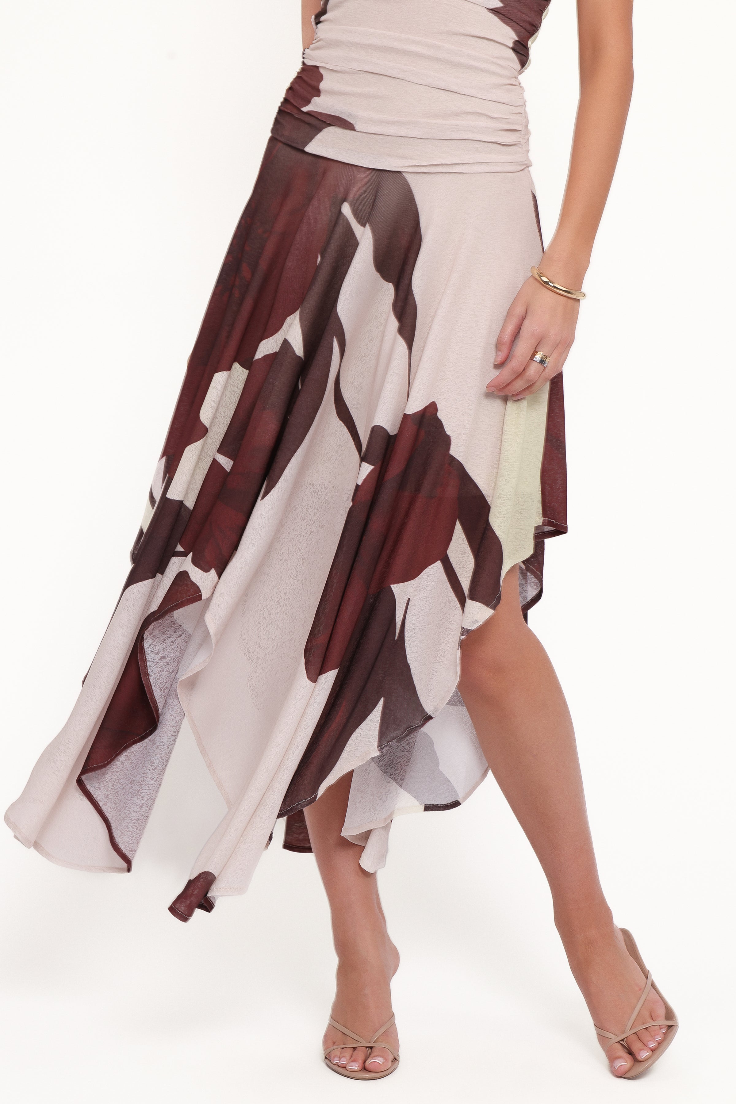 DRESSES Doreen Midi Dress - Brown Floral