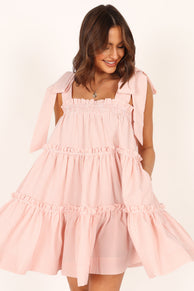 DRESSES @Doria Mini Dress - Pink