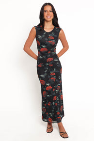 DRESSES Drea Maxi Dress - Rose Print