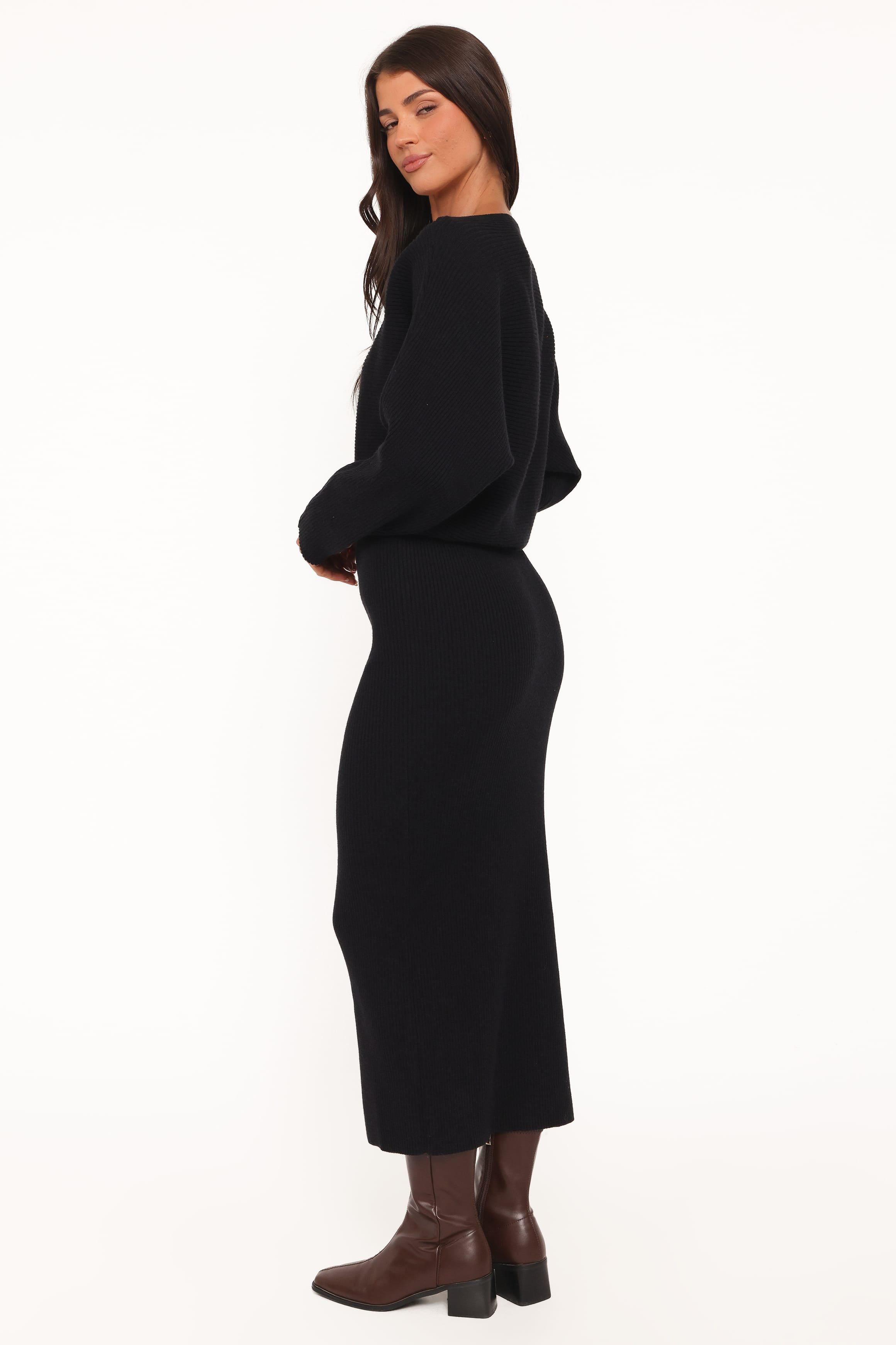 DRESSES Duncan Knit Dress - Black