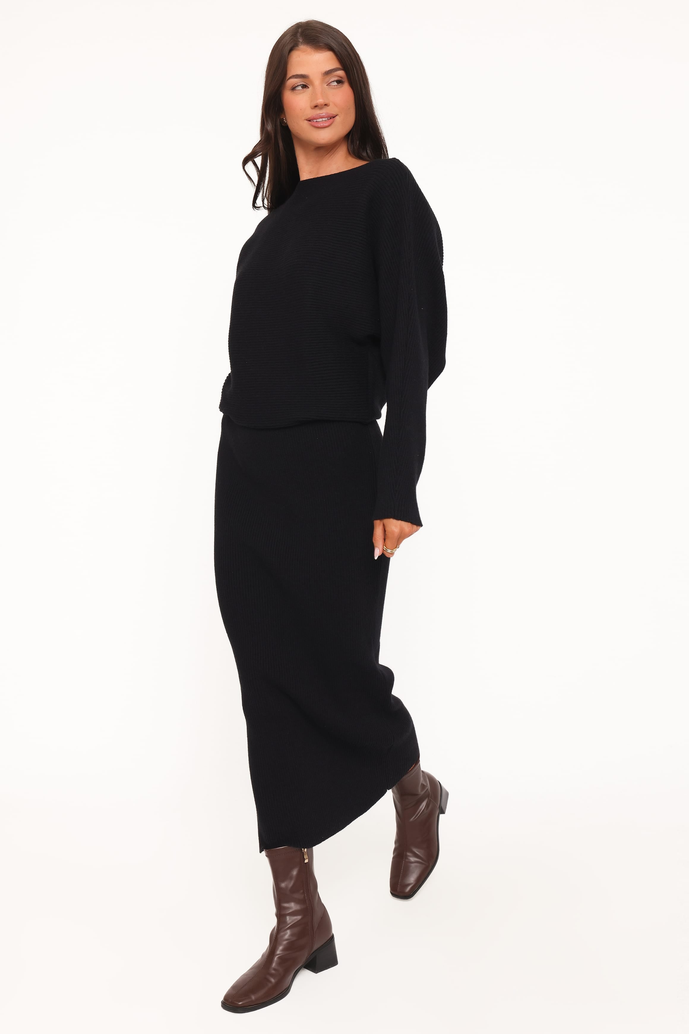 DRESSES Duncan Knit Dress - Black