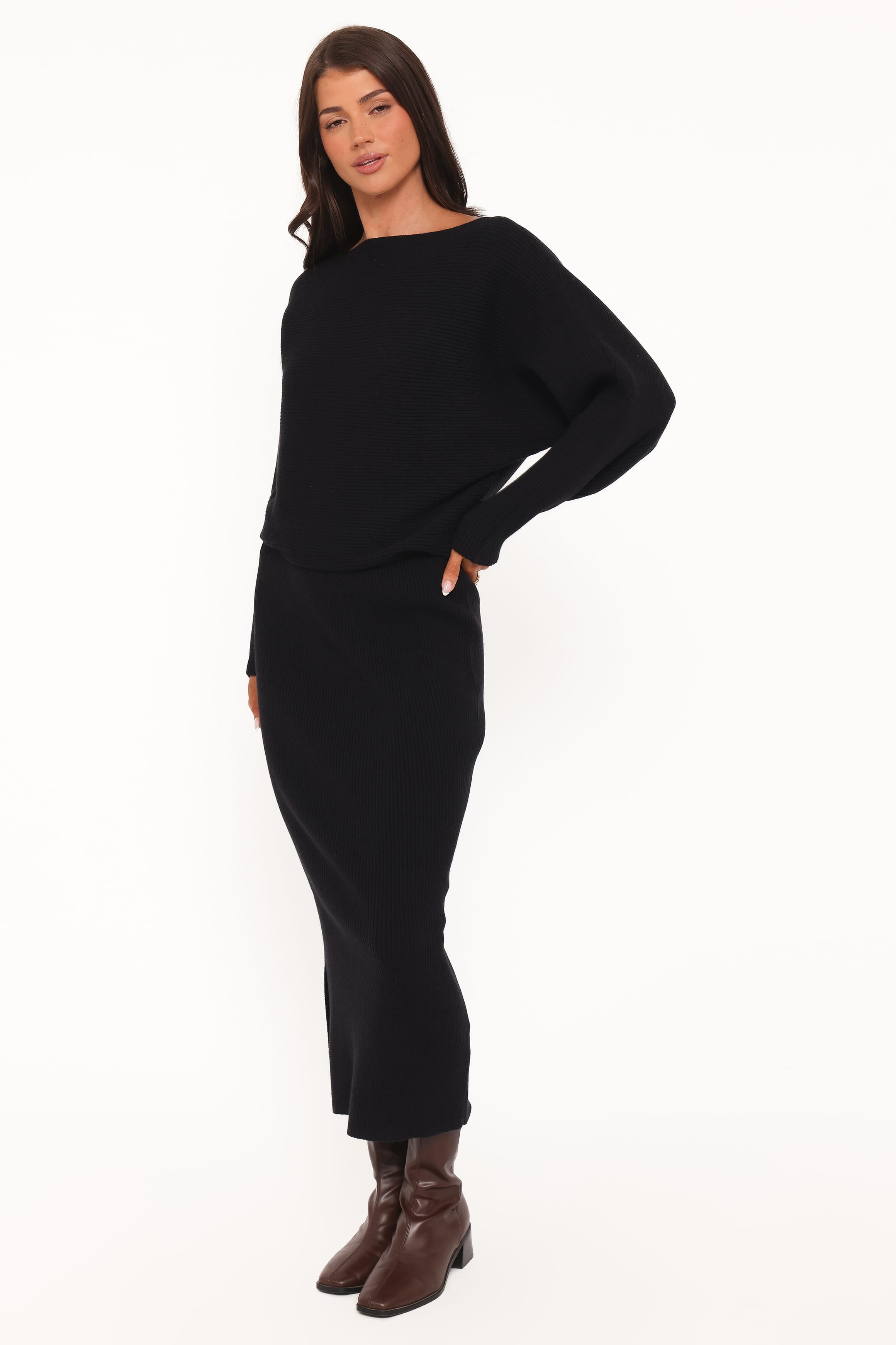 DRESSES Duncan Knit Dress - Black