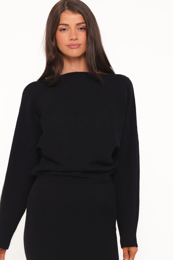 DRESSES Duncan Knit Dress - Black