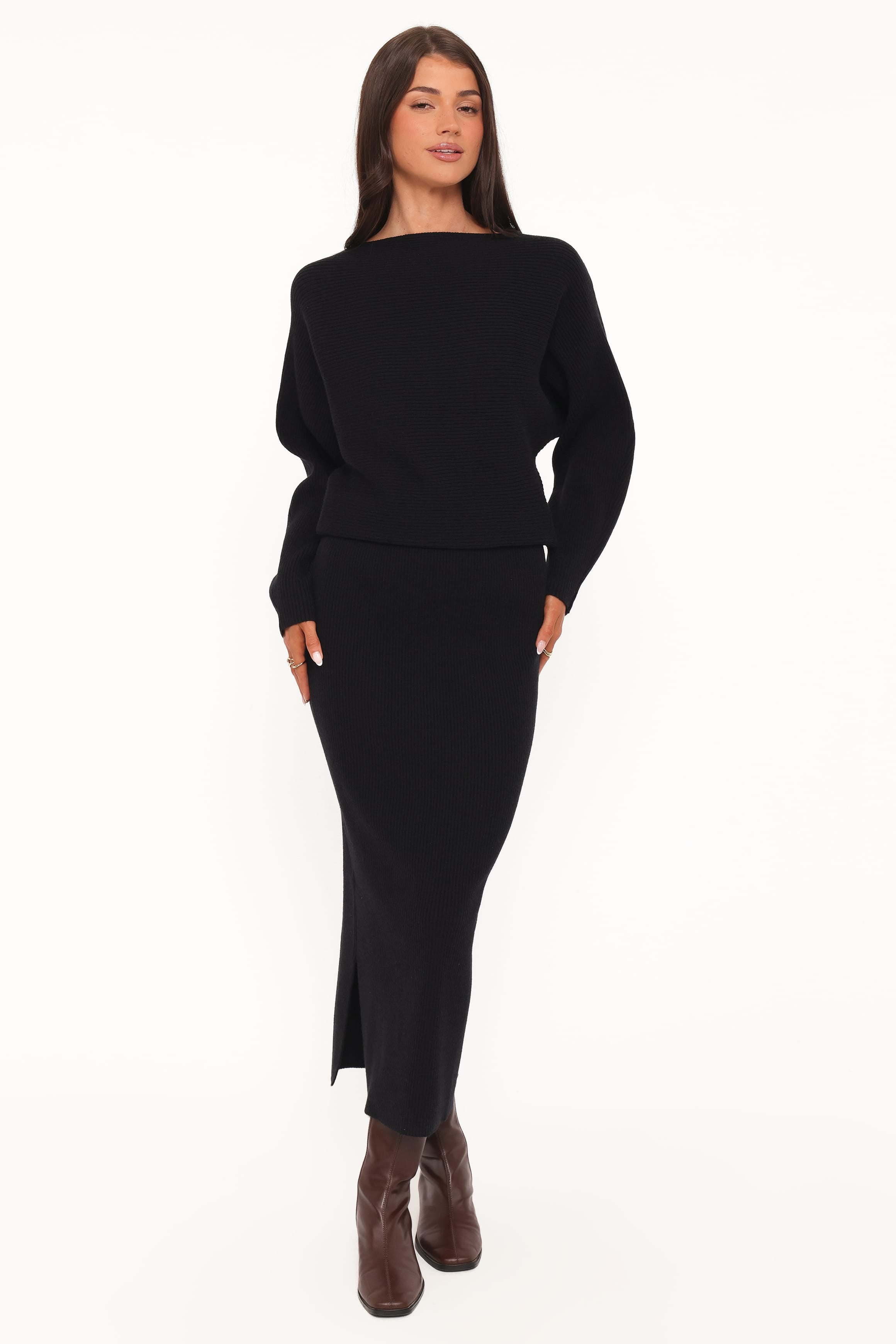 DRESSES Duncan Knit Dress - Black