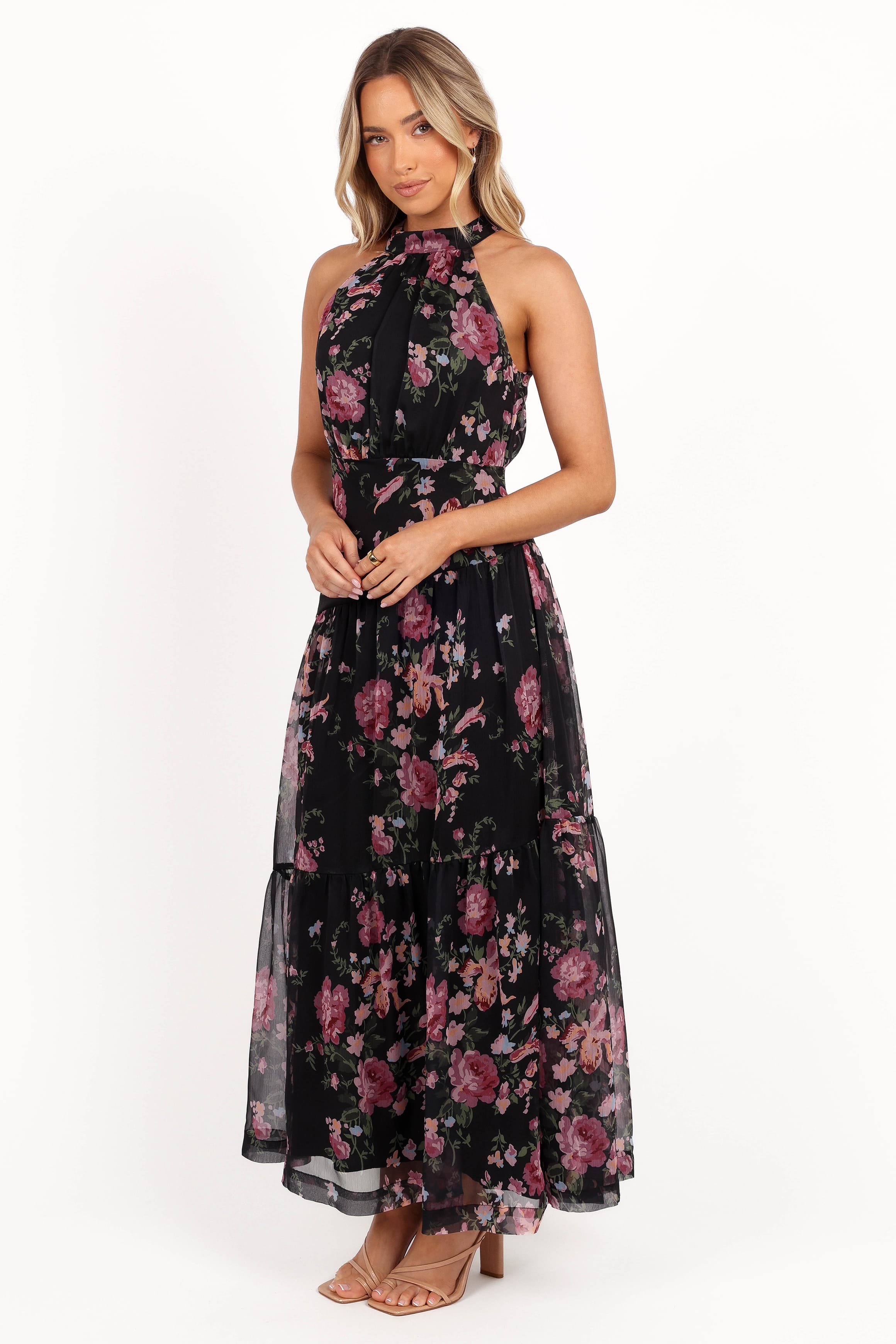 DRESSES Eden Maxi Dress - Black Floral