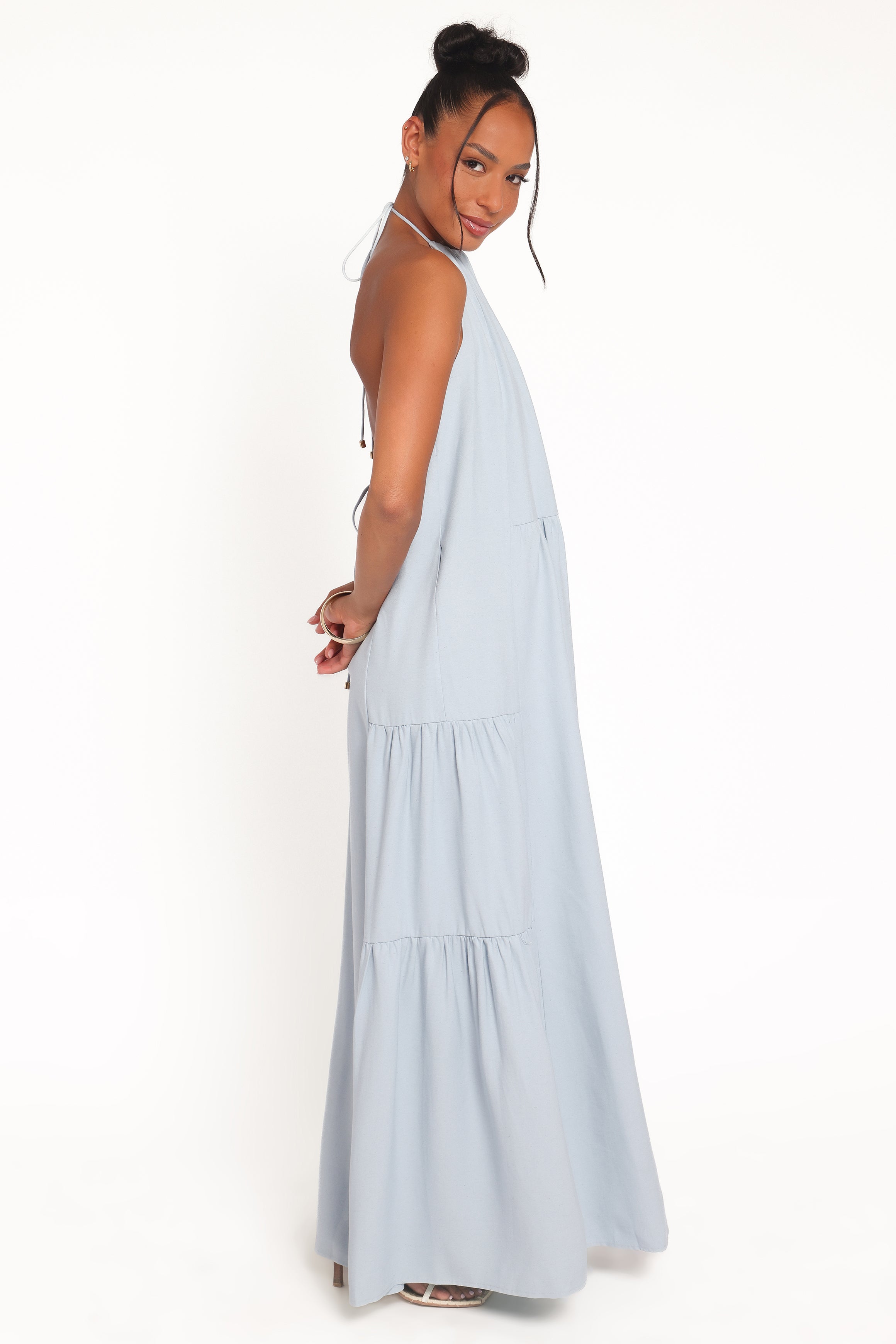 DRESSES Eimear Halterneck Maxi Dress - Blue