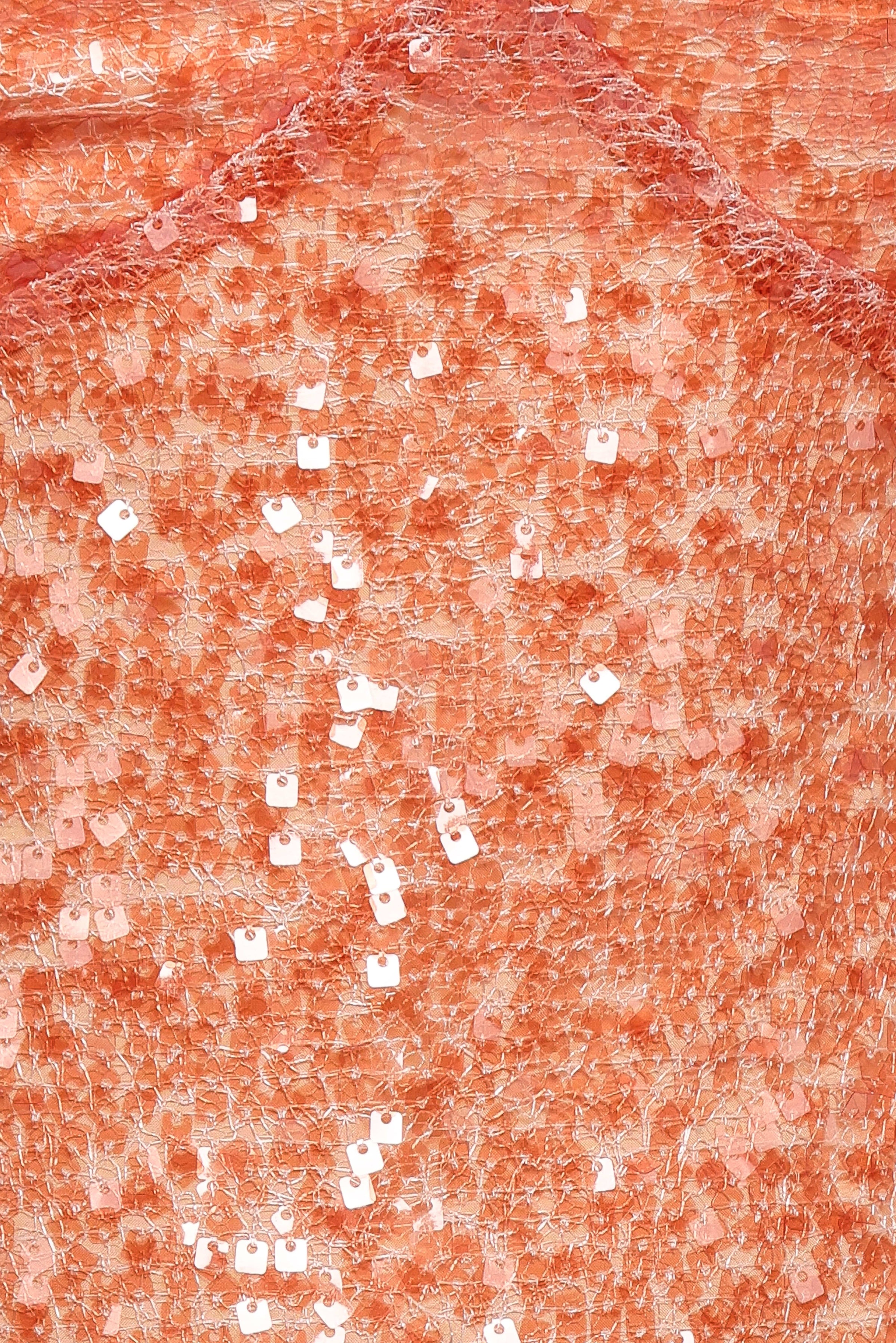 DRESSES Eisley Halter Midi Dress - Orange Sequin