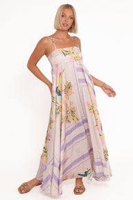 DRESSES Elanor Maxi Dress - Lavender Print