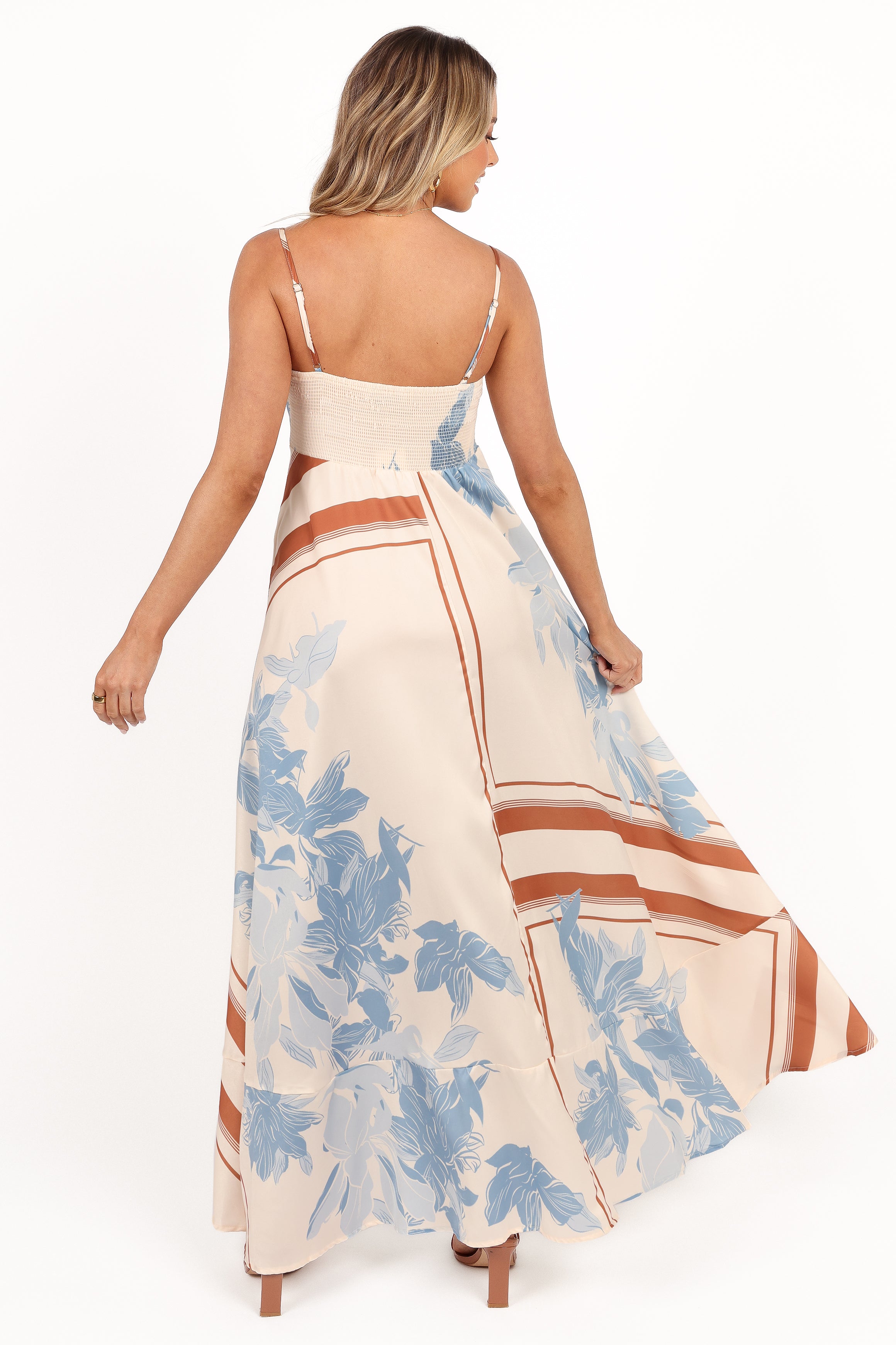 DRESSES Elanor Maxi Dress - Pale Blue Print