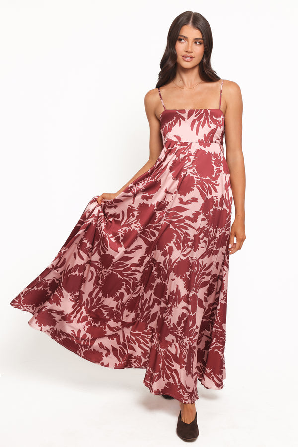 DRESSES Elanor Maxi Dress - Pale Burgundy