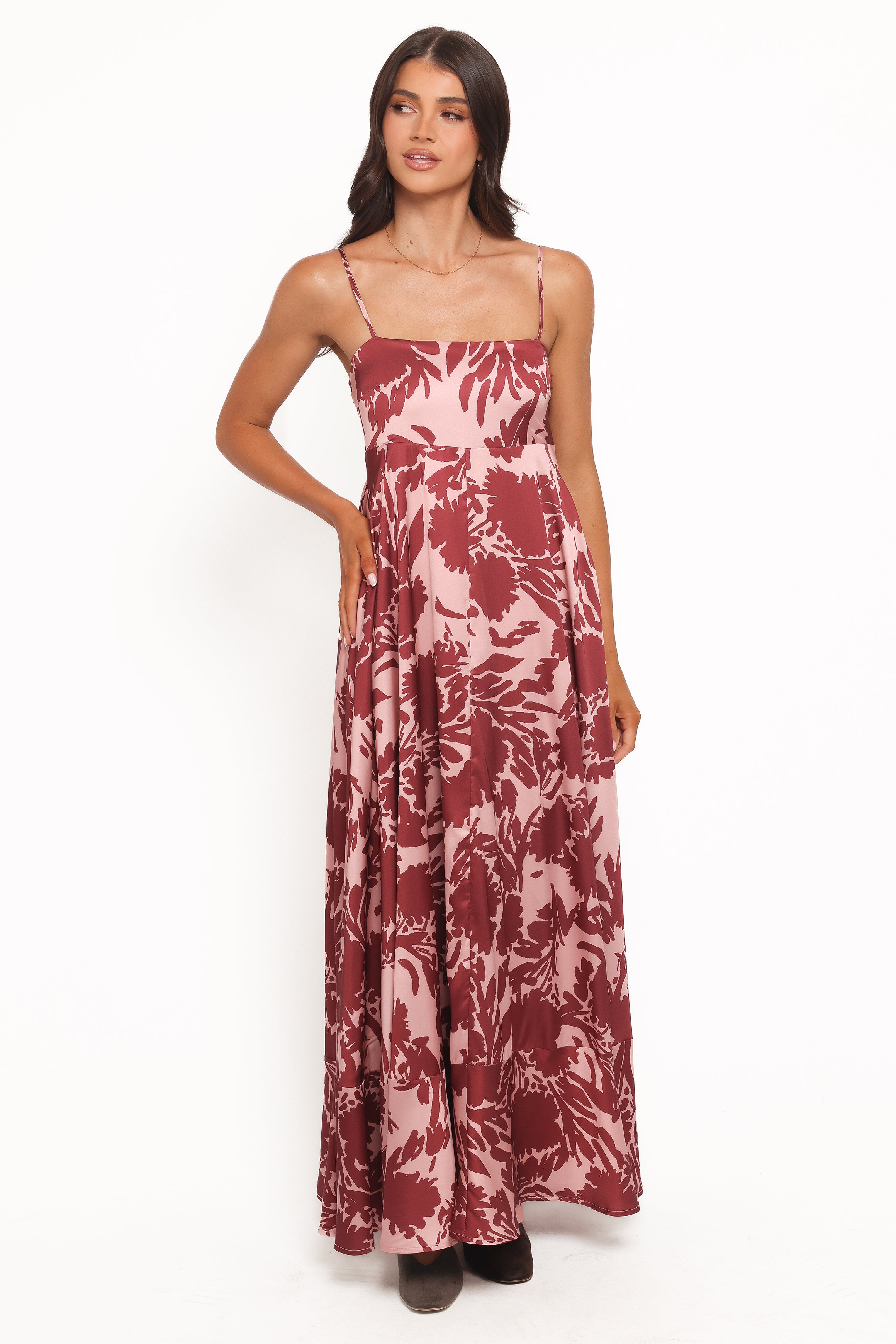 DRESSES Elanor Maxi Dress - Pale Burgundy