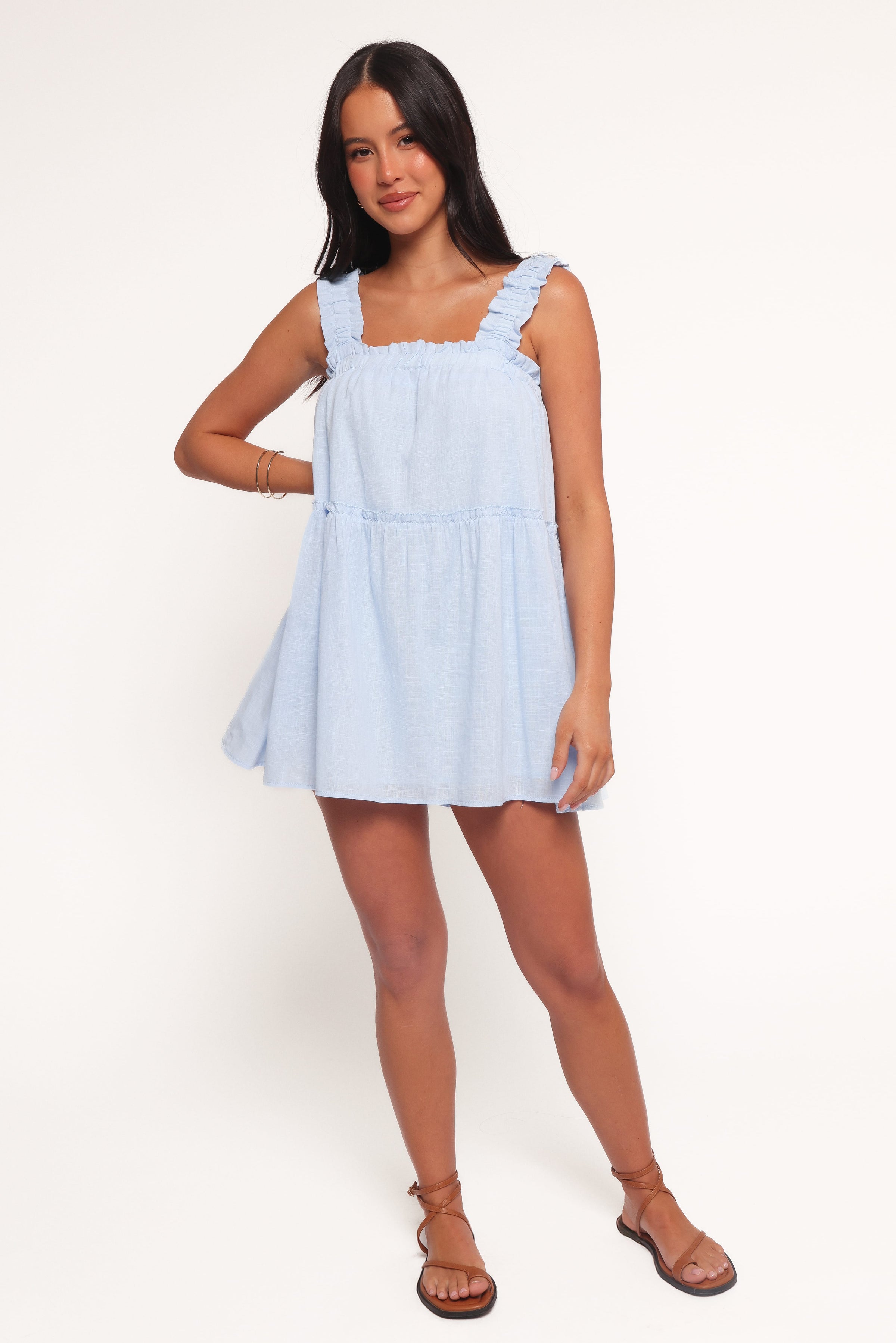 DRESSES Elena Mini Dress - Light Blue