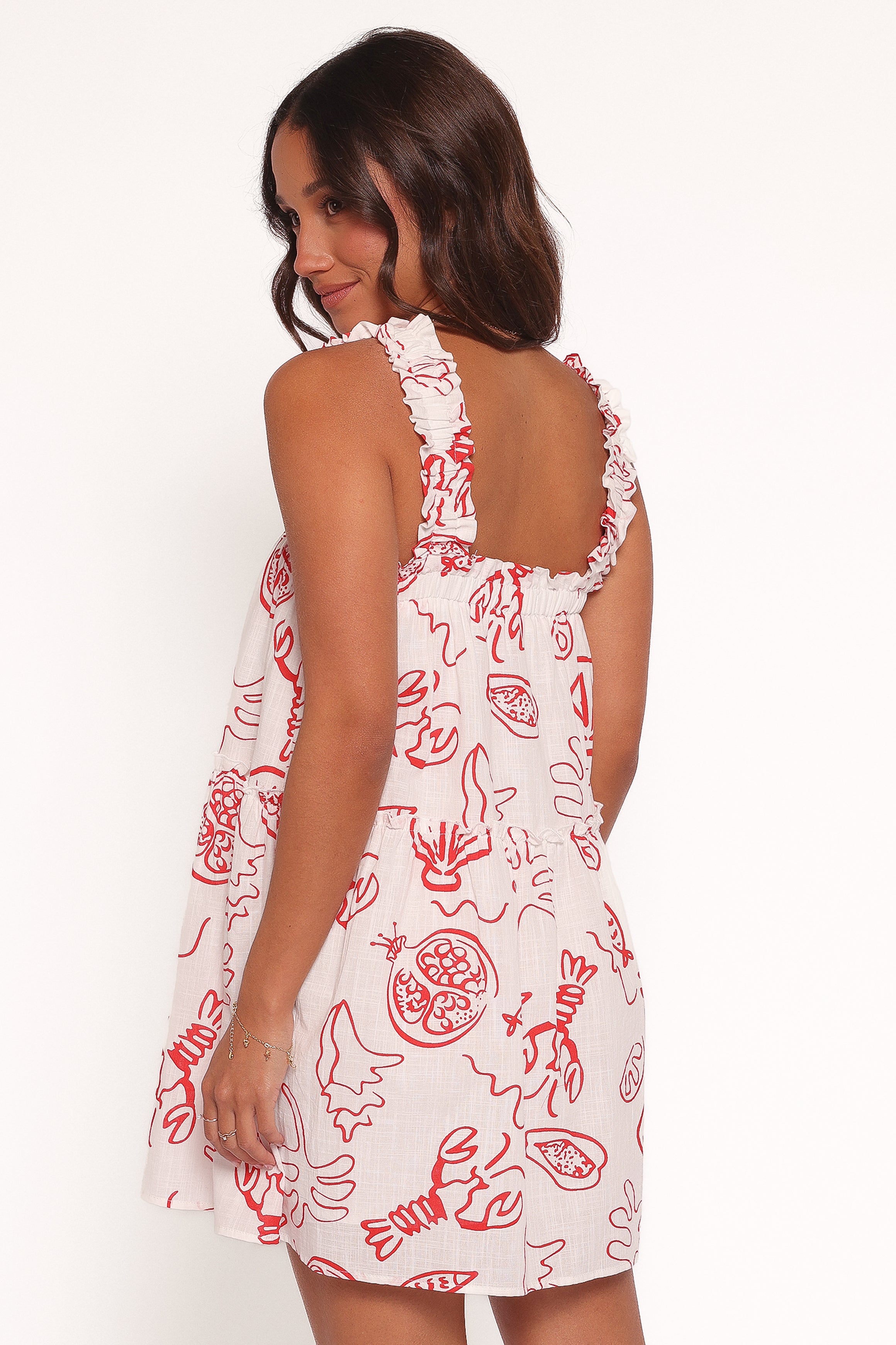 DRESSES Elena Mini Dress - Red Lobster