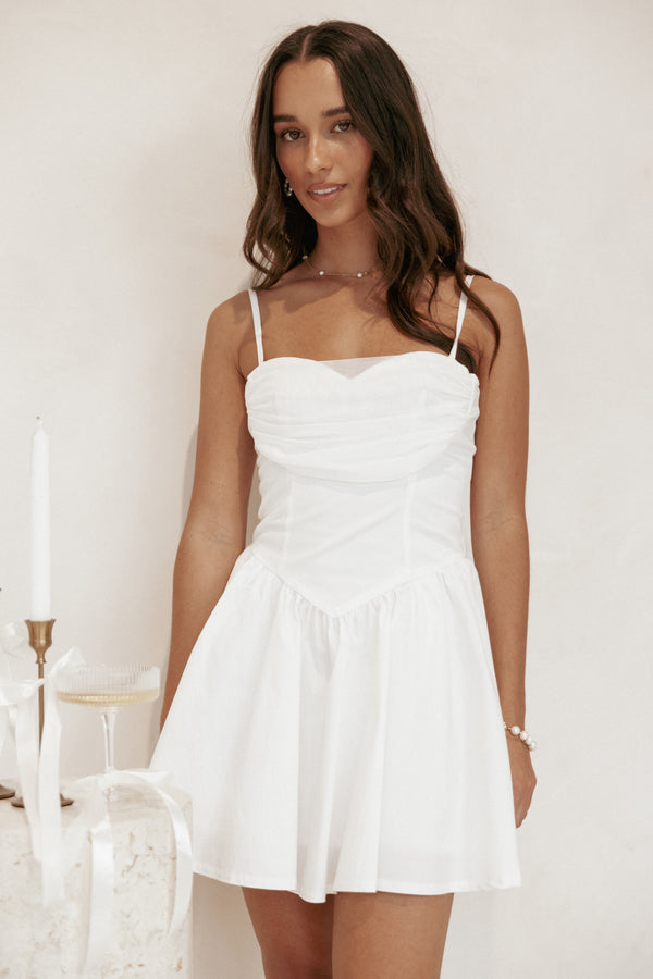 DRESSES Elise Mini Dress - Off White