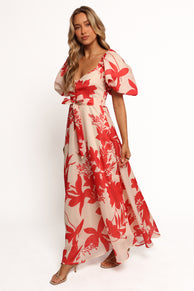 DRESSES Ellery Midi Dress - Red Floral