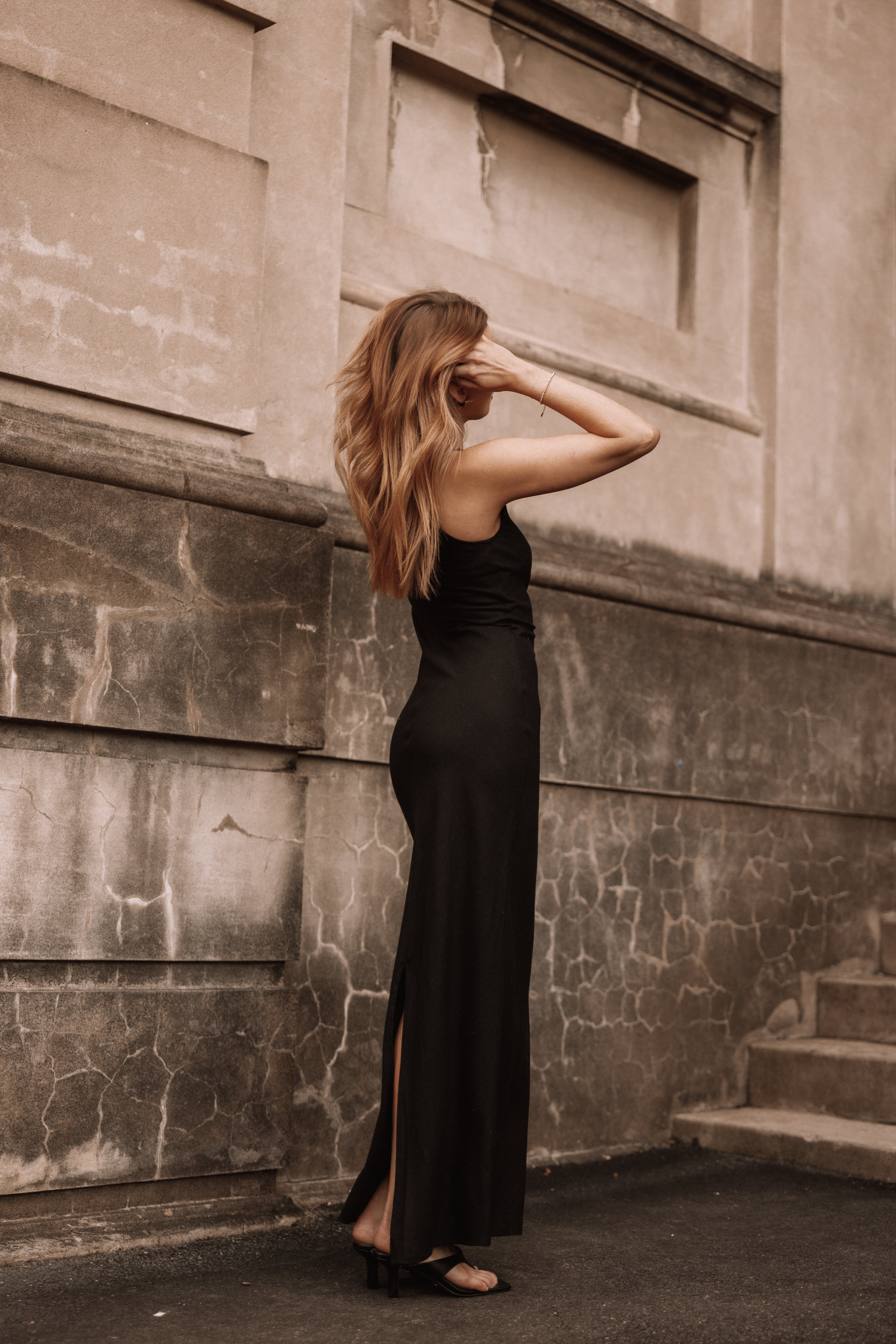 eimeo(エイメオ) purotu maxi dress(Sサイズ) ブラック Ellis Maxi Dress - Black | Petal & Pup