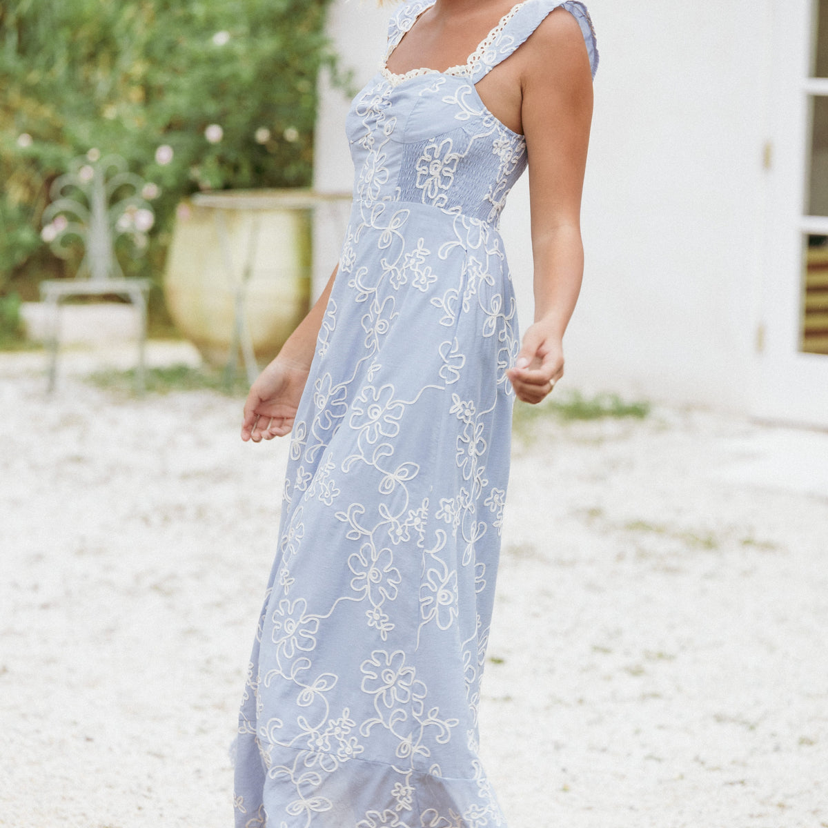 denim dress for women mini Ethel Blue Tie Strap - US 10 Pair it with sandals Deep V neckline Type:Fabric Simple Satin Long White