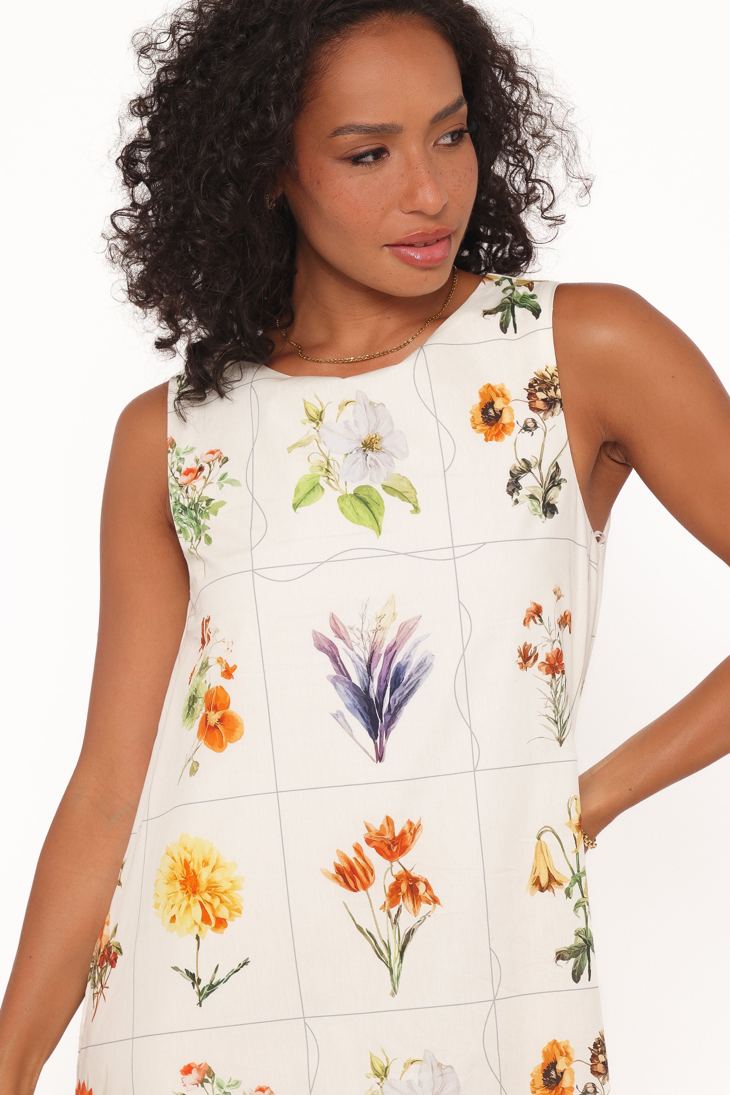 DRESSES Elordi Mini Dress - Multi Flowers