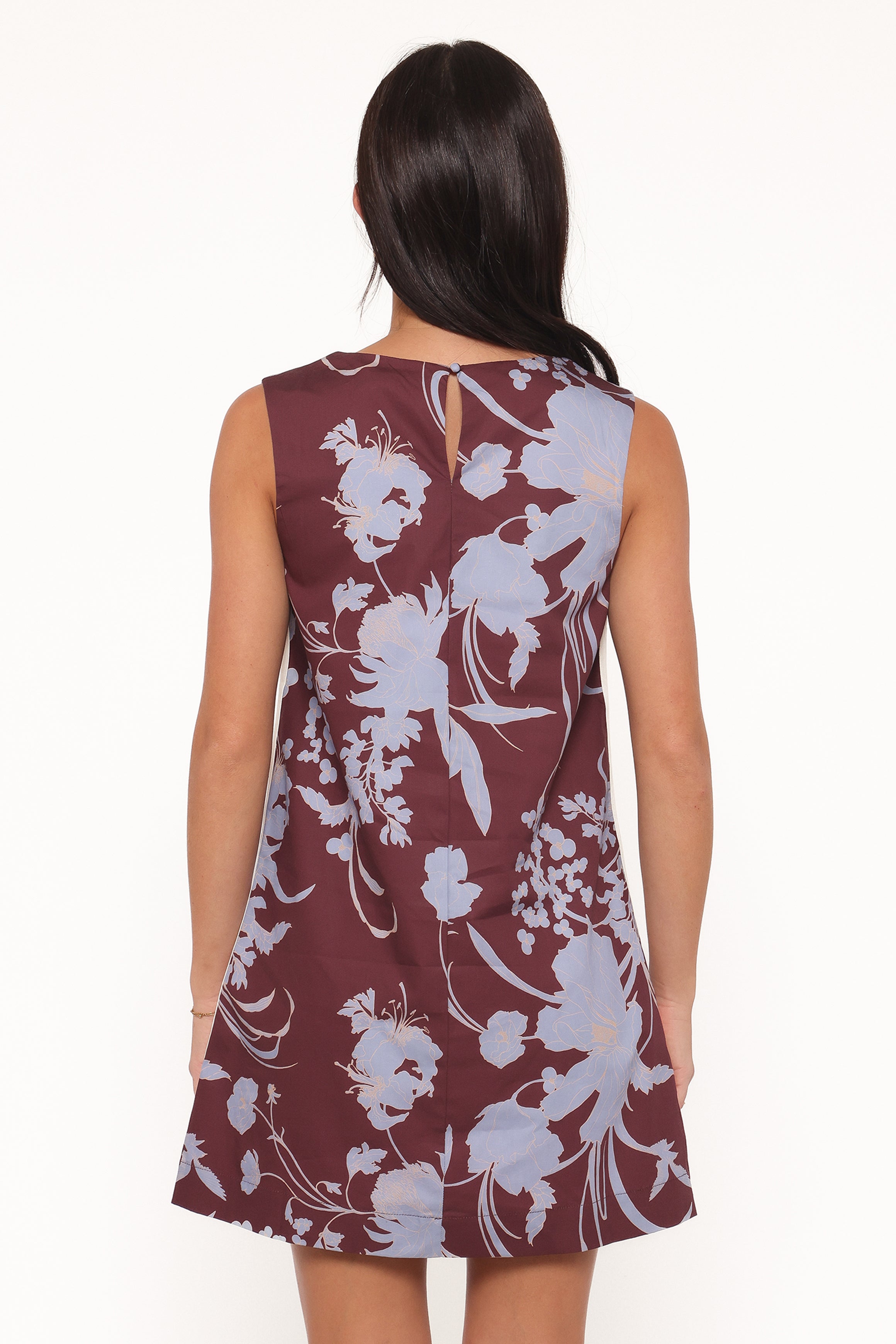 DRESSES Elorna Mini Dress - Burgundy Floral