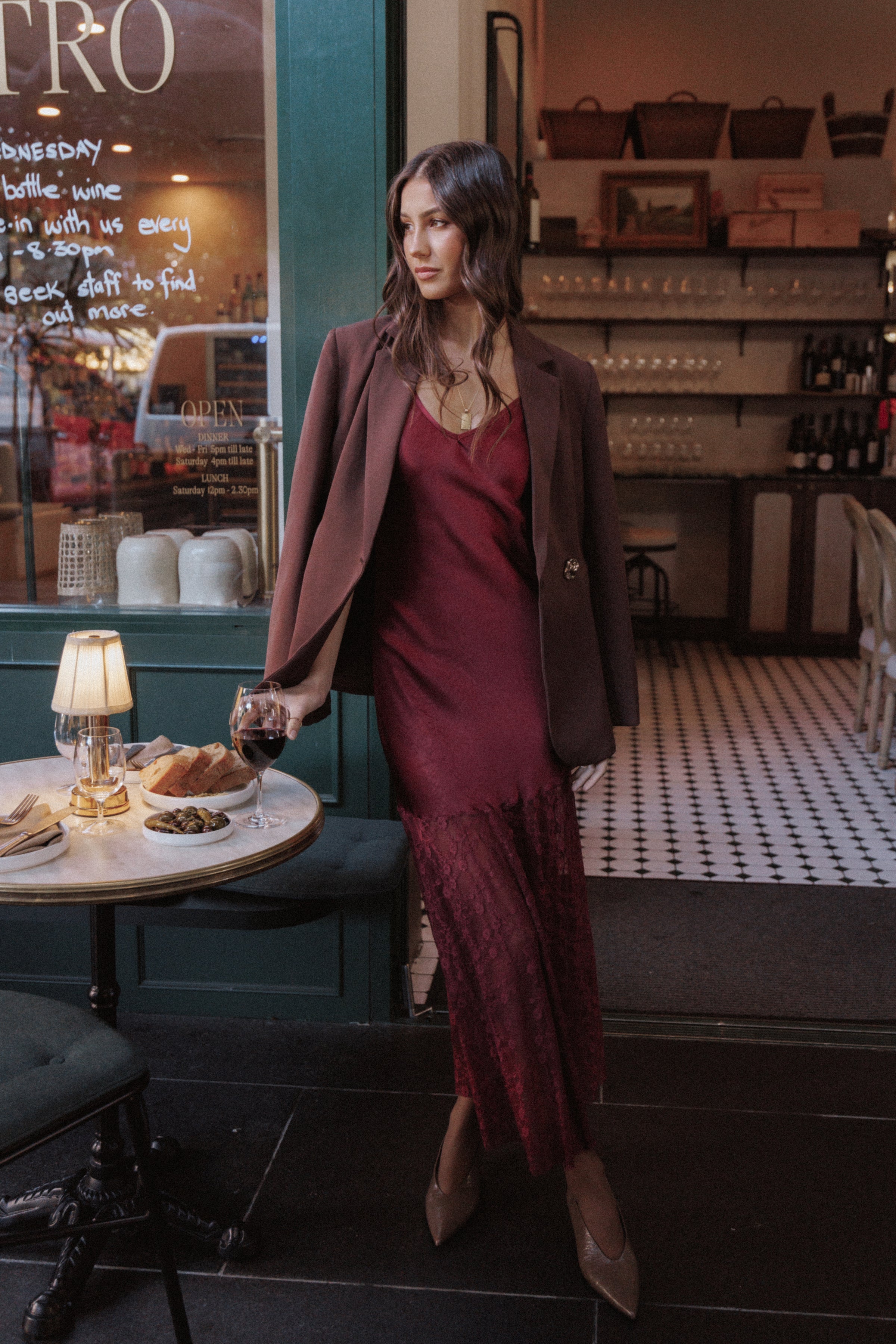 DRESSES Elowyn Maxi Dress - Cherry