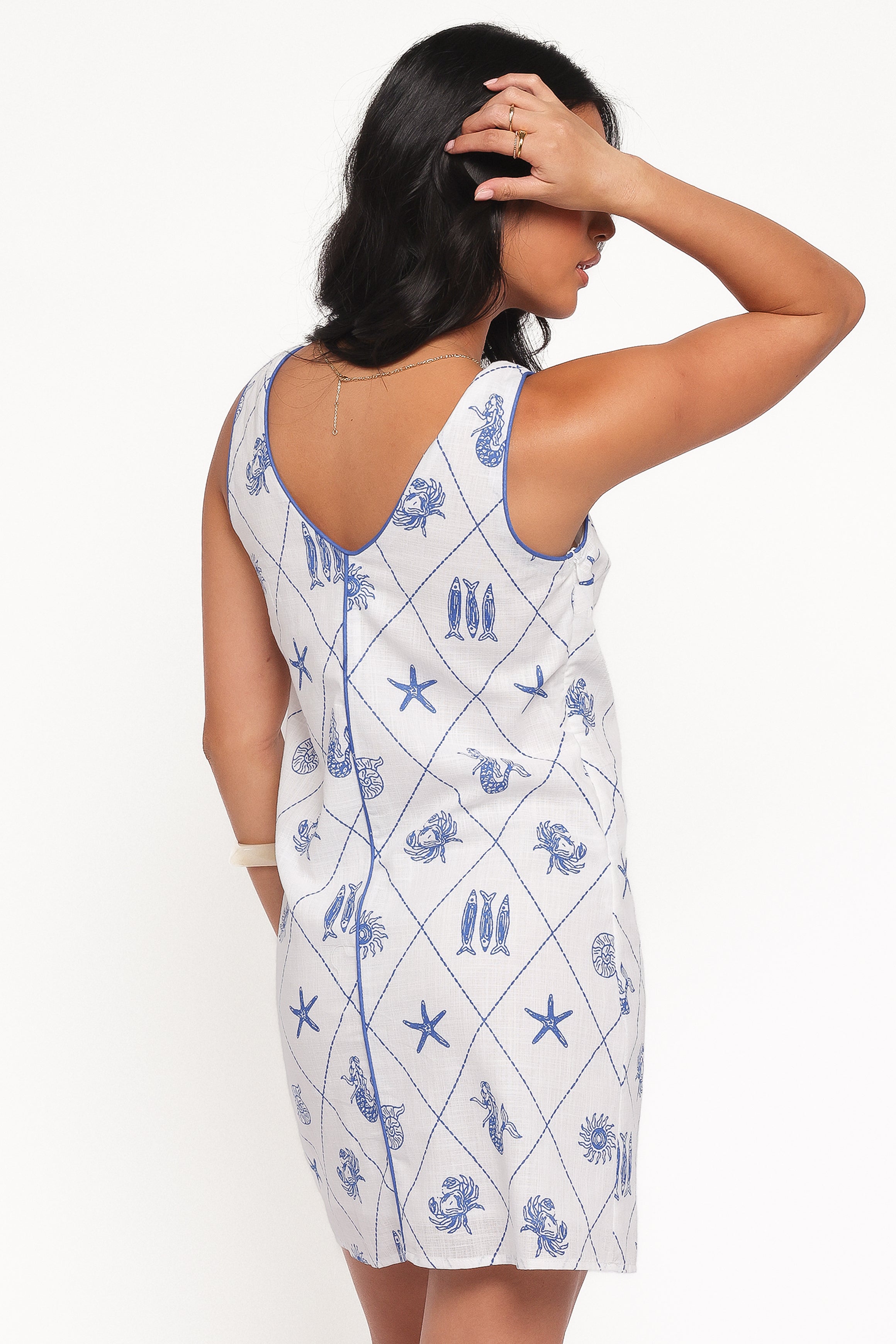 DRESSES Elsie Mini Dress - Seashell Print