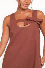 DRESSES Elyria Mini Dress - Brown