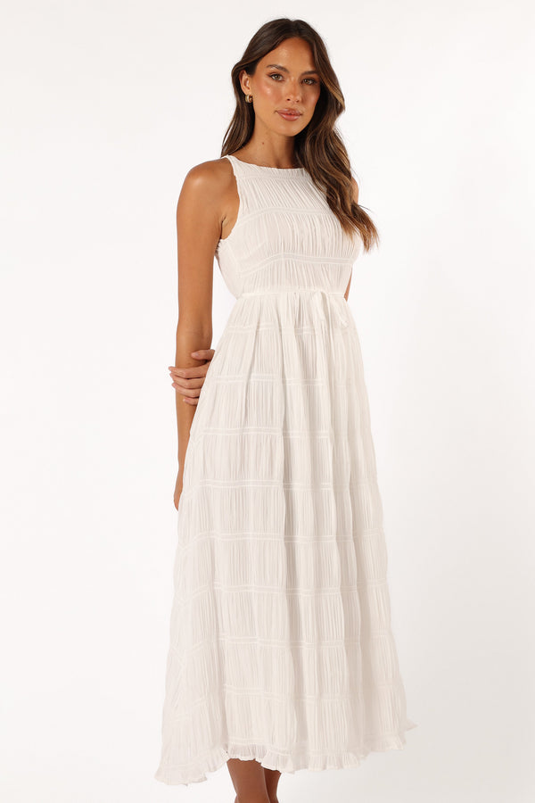 DRESSES @Ema Maxi Dress - White