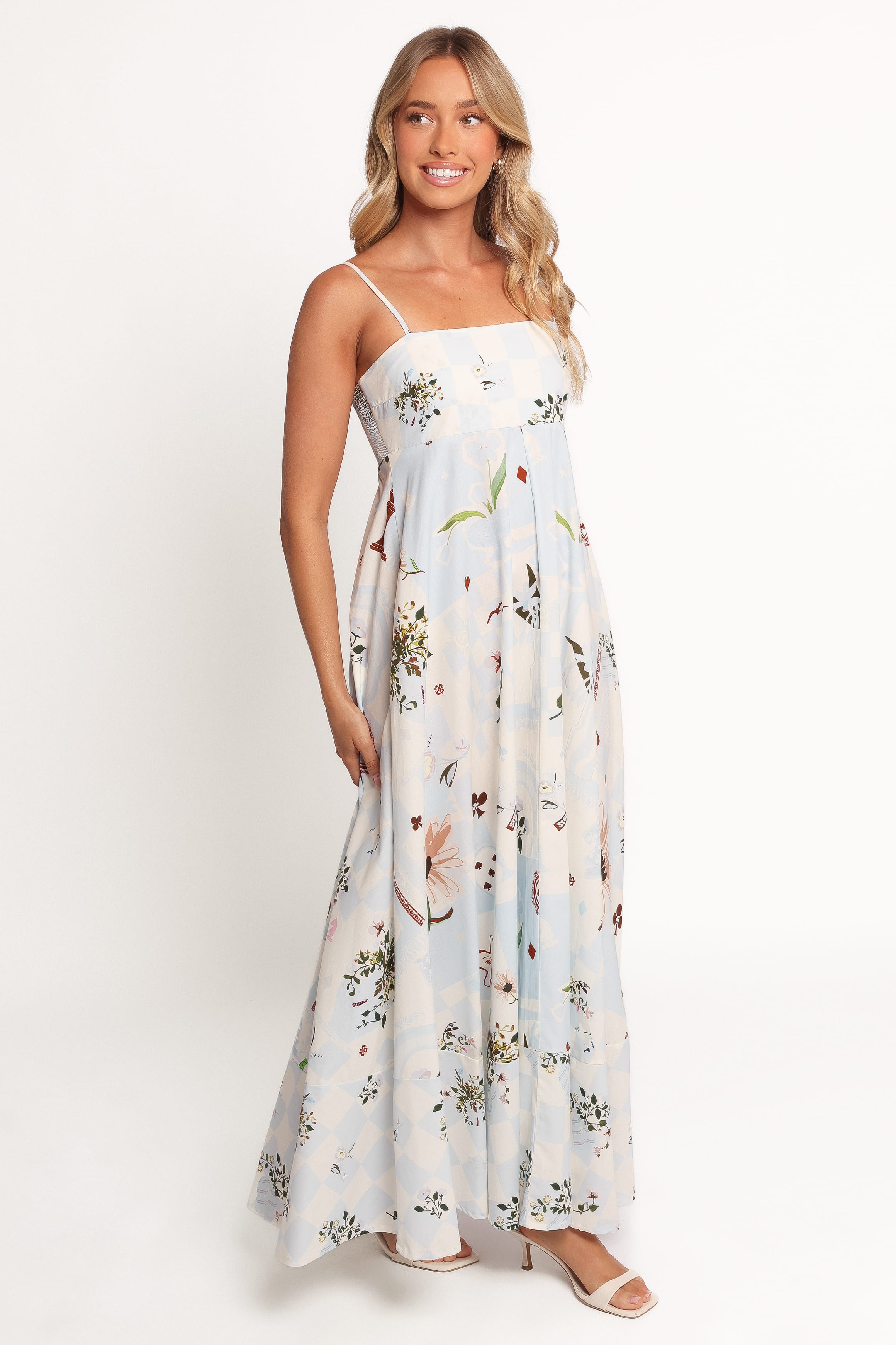 DRESSES Emmeline Maxi Dress - Blue Floral