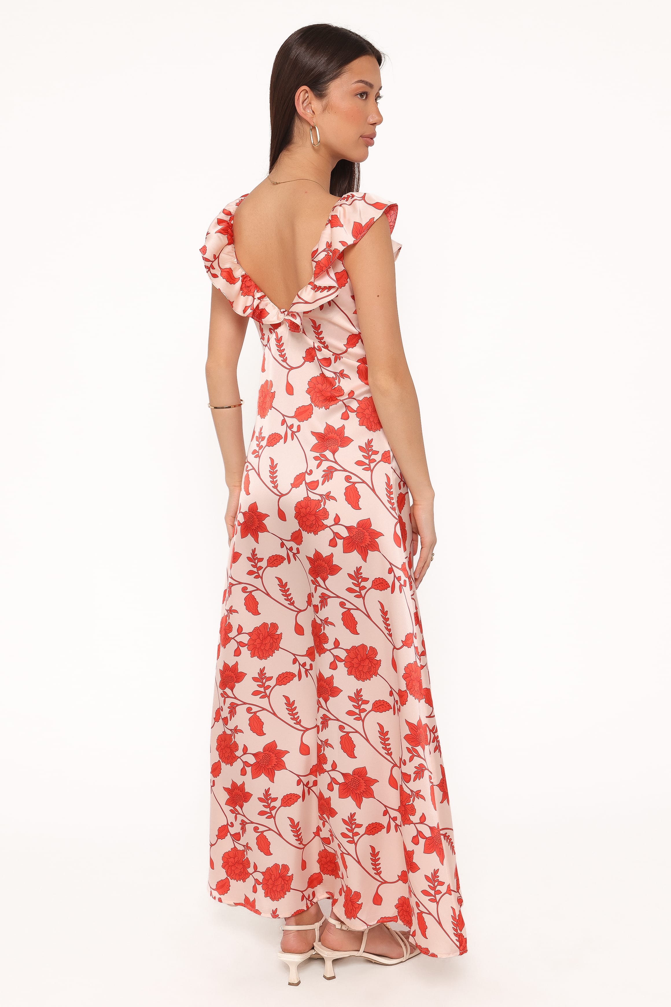 DRESSES Enala Maxi Dress - Red Floral