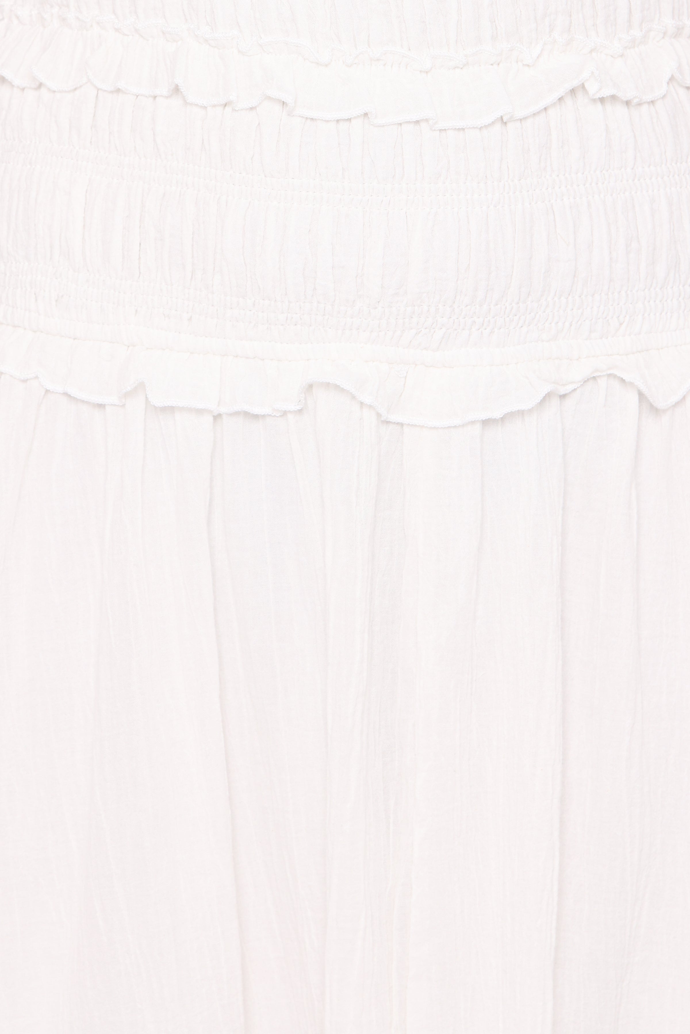 DRESSES Enola Gather Midi Dress - White