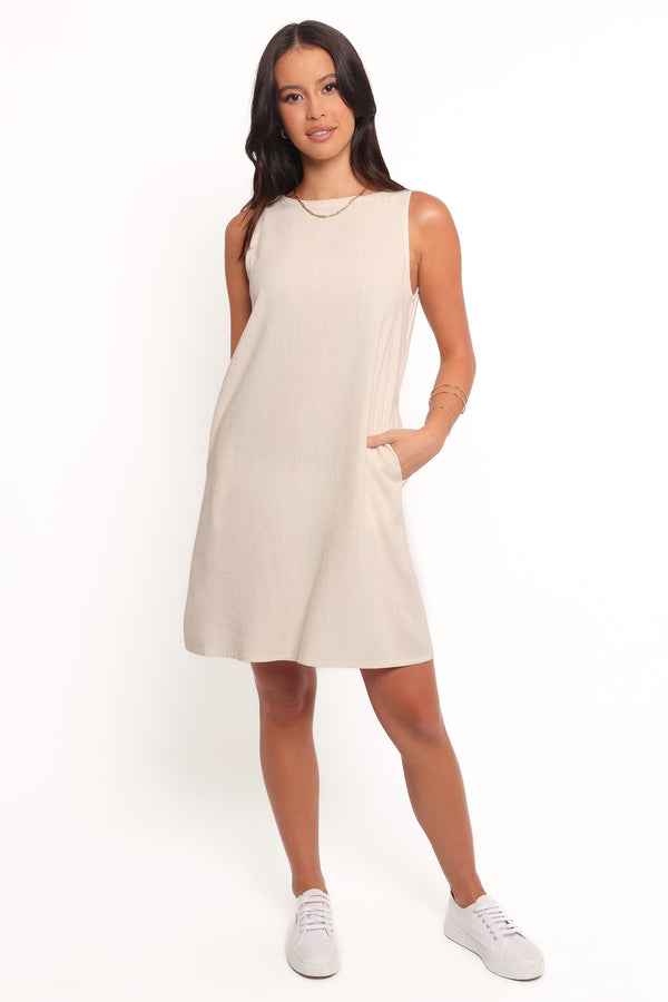 DRESSES Enzo Mini Dress - Oatmeal